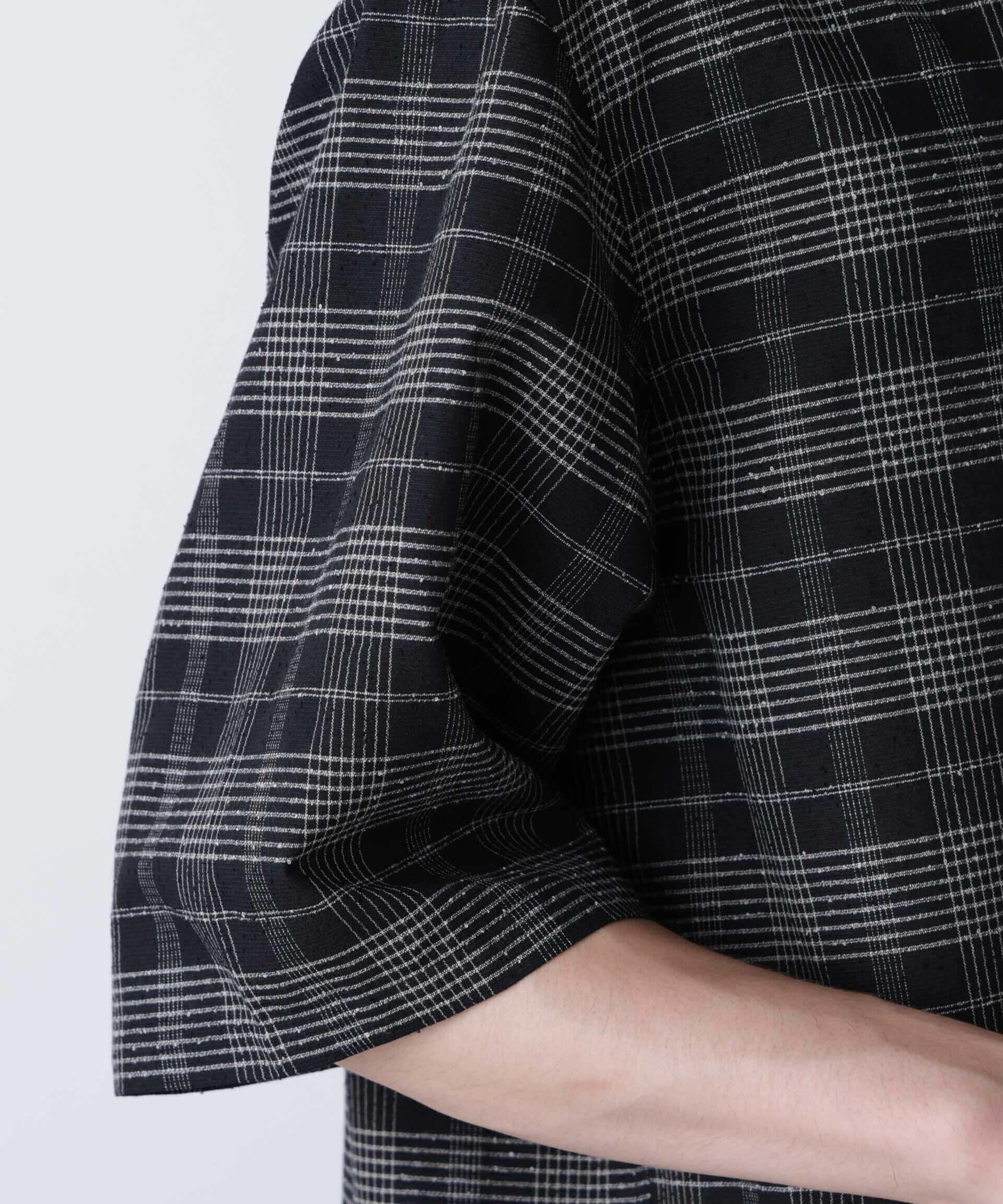 nano･universe「ブークレチェックオープンカラーシャツ」|シャツ・ブラウス|