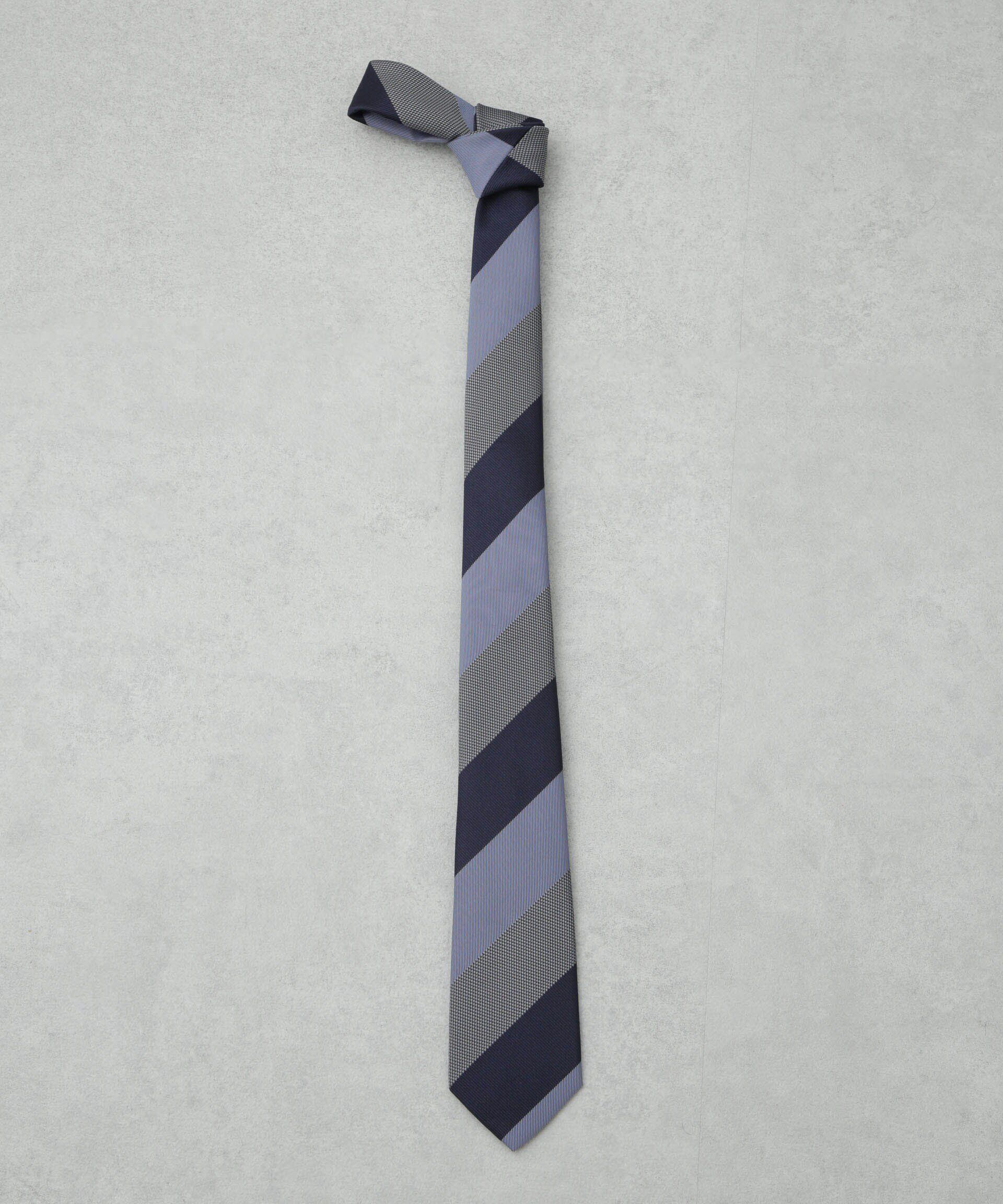 nano･universe「京都ウォッシャブルストライプネクタイ2」|ネクタイ・蝶ネクタイ|サックス5