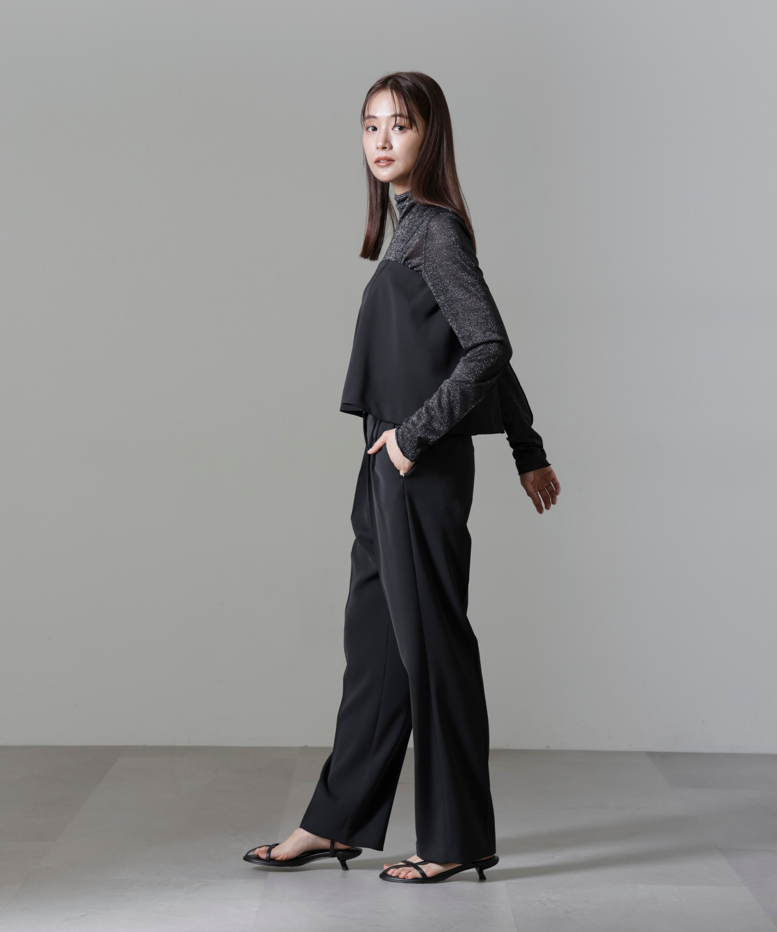 nano･universe「ベアトップキャミセットパンツ」|チノ|