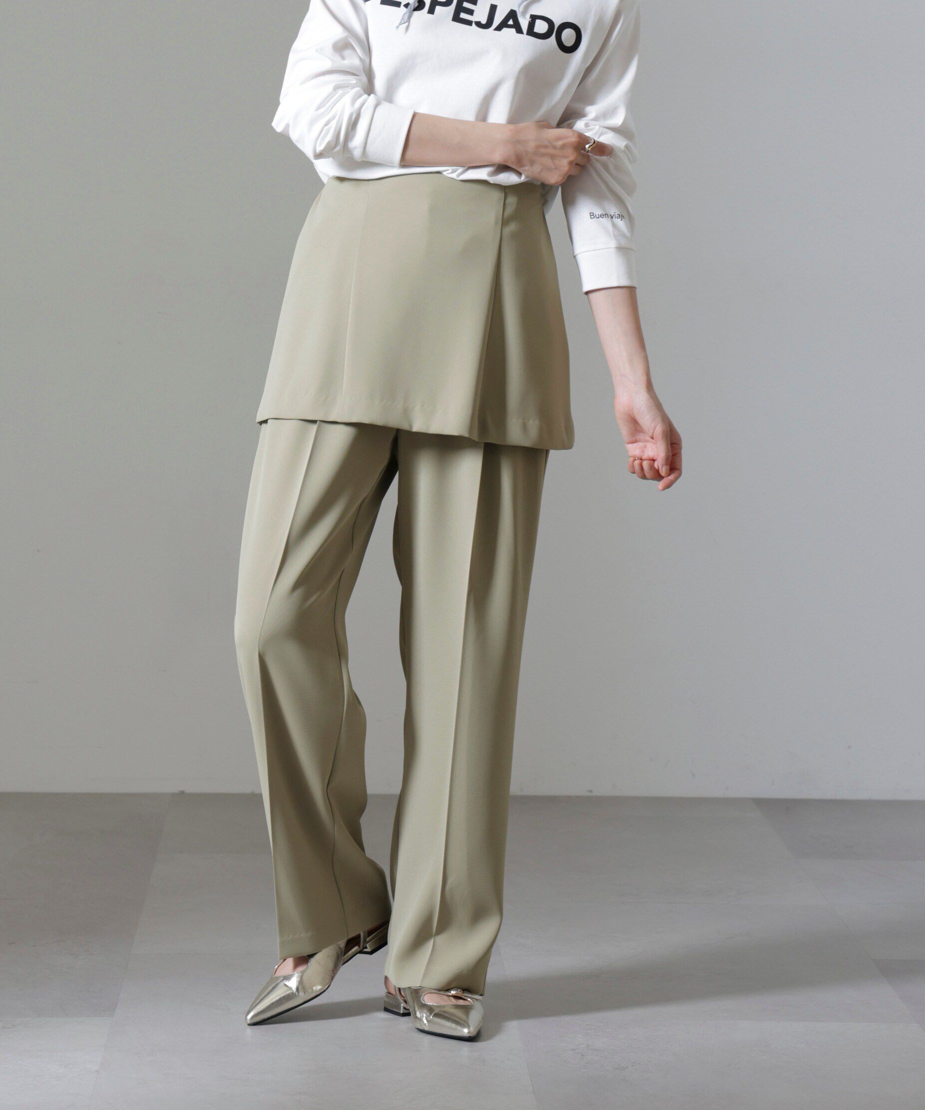 nano･universe「ベアトップキャミセットパンツ」|チノ|