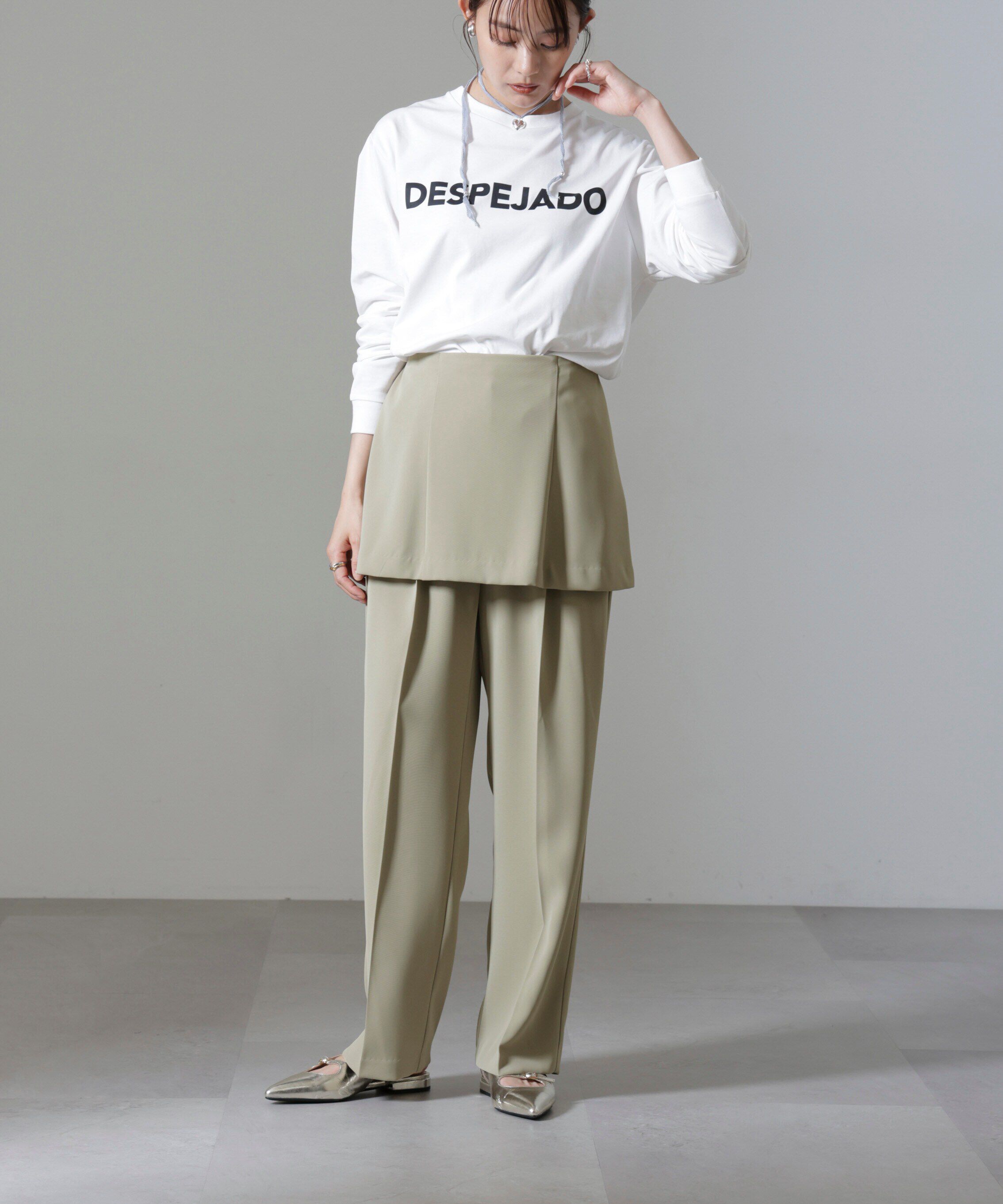 nano･universe「ベアトップキャミセットパンツ」|チノ|