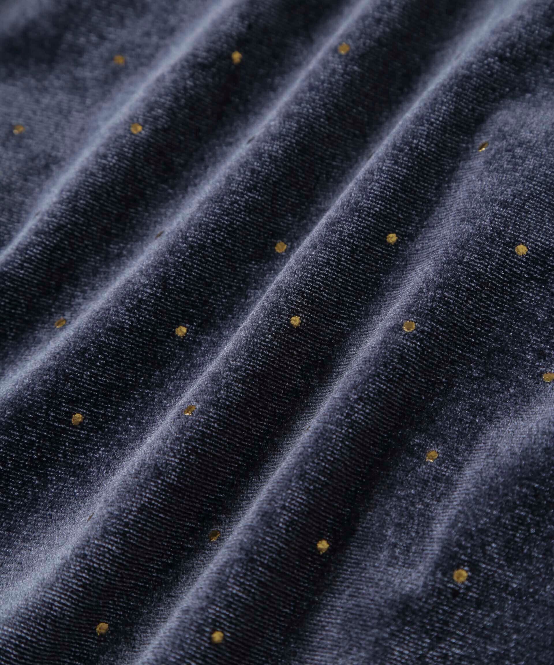 nano･universe「箔ドットベロアカーディガン」|Tシャツ・カットソー|