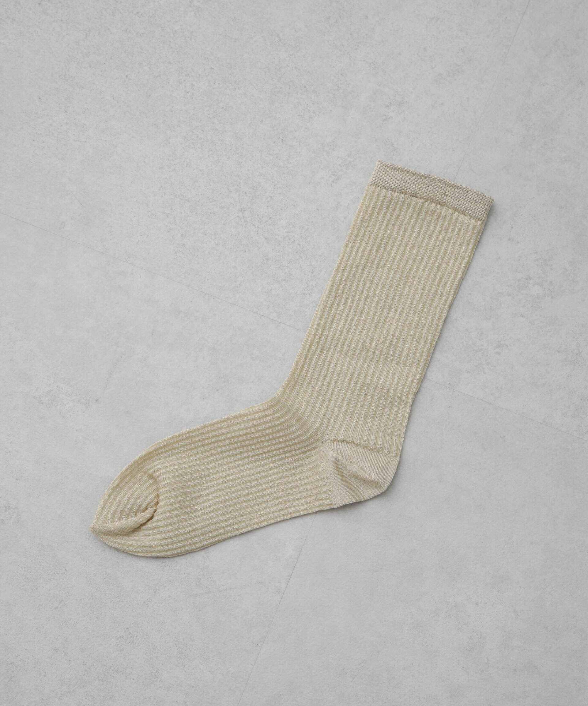 nano･universe「ラメリブソックス」|ソックス|