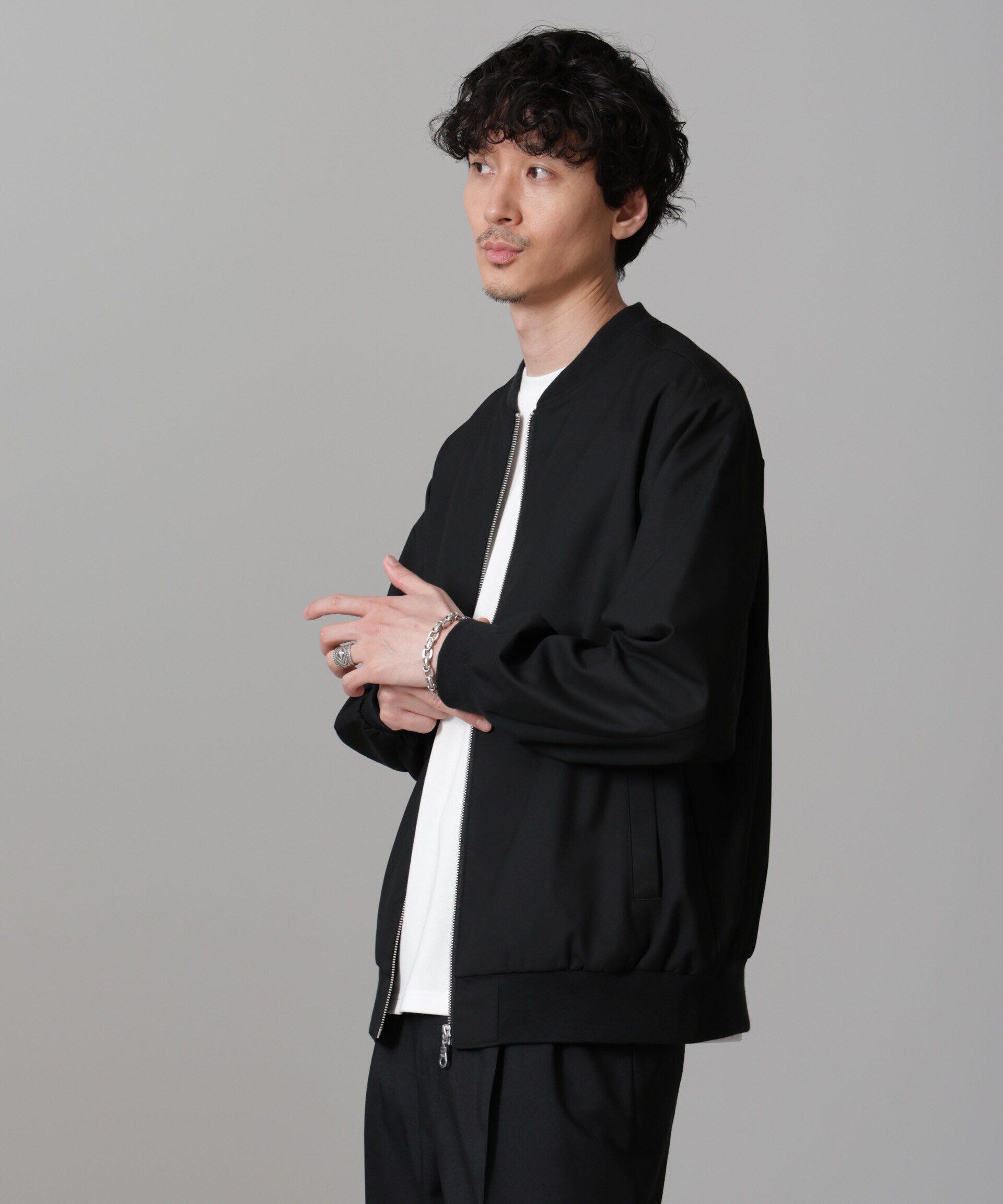 nano･universe「TRインタックMA-1 24AW」|ブルゾン・スタジャン|