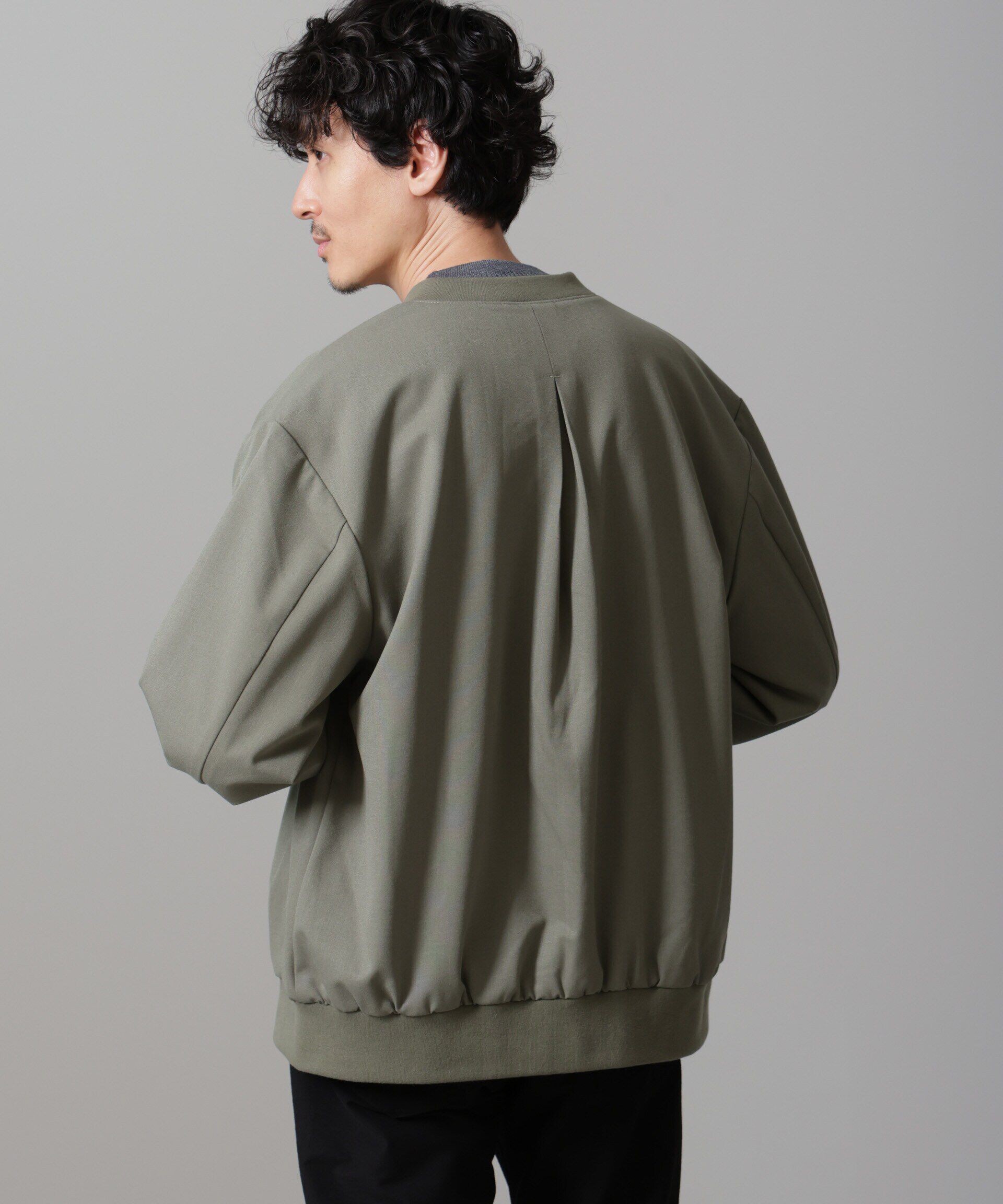 nano･universe「TRインタックMA-1 24AW」|ブルゾン・スタジャン|