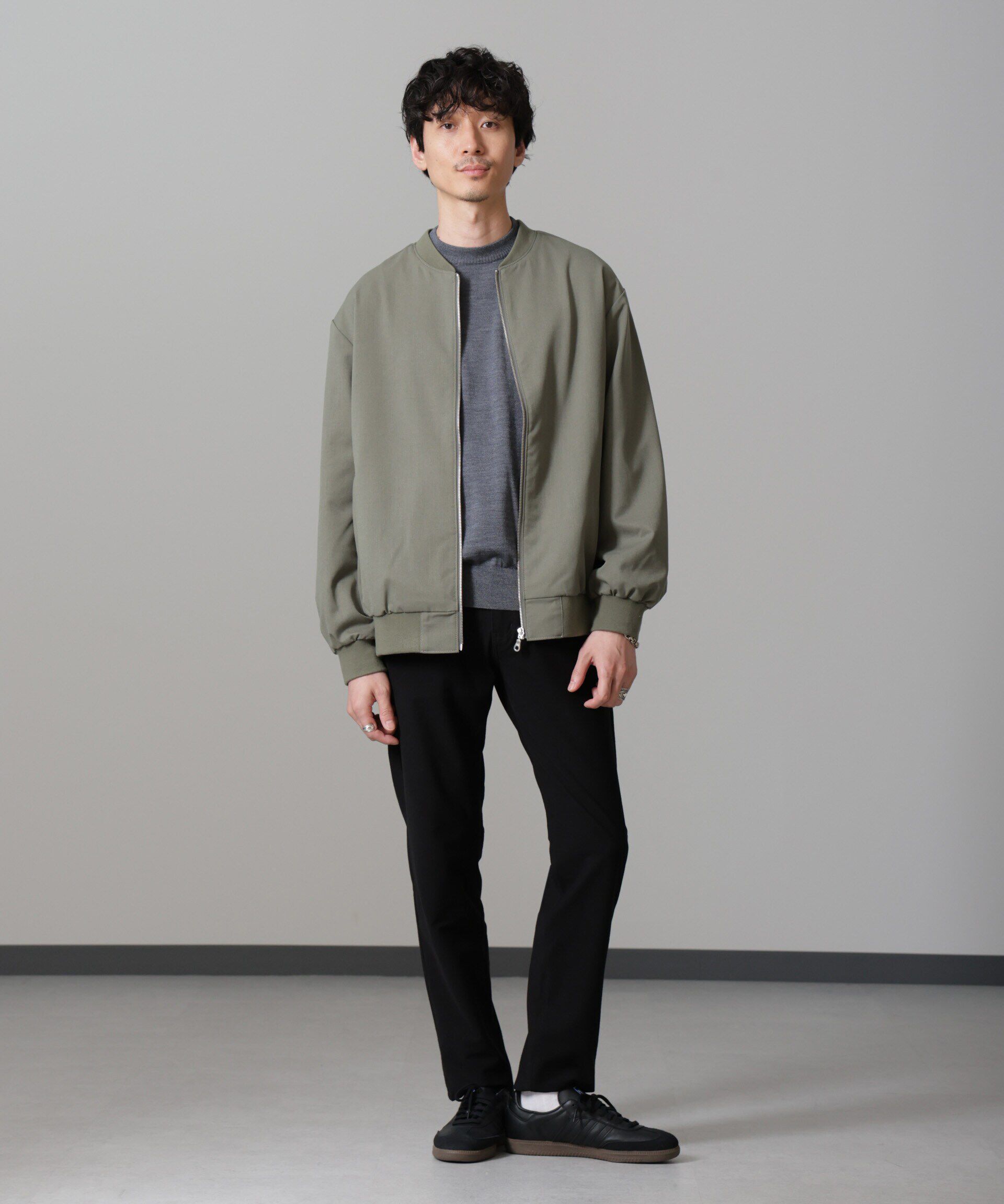 nano･universe「TRインタックMA-1 24AW」|ブルゾン・スタジャン|