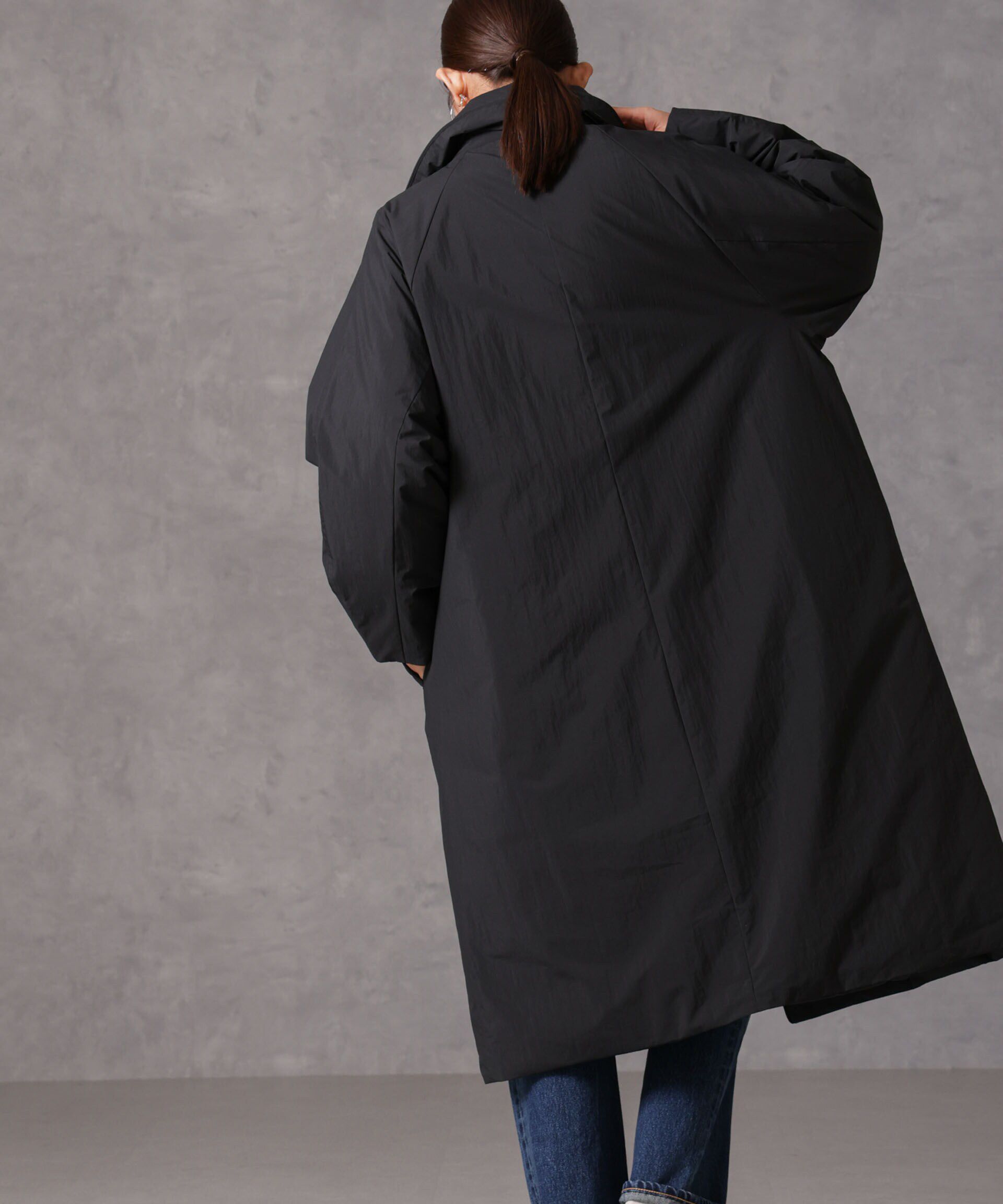 nano･universe「「西川ダウン(R)」リバーシブルライトコート」|ダウン|