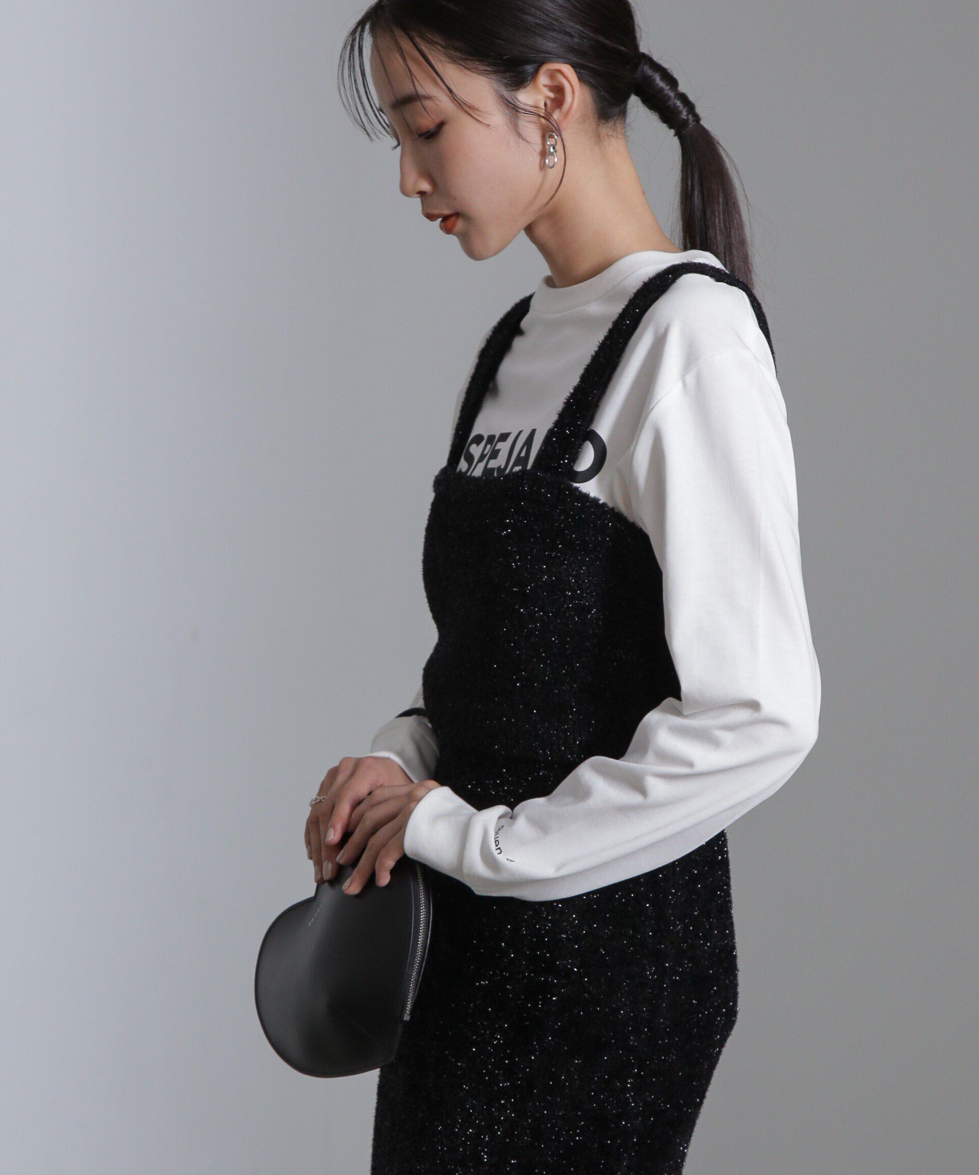 nano･universe「ラメシャギーニットビスチェ(セットアップ可)」|ニット・セーター|