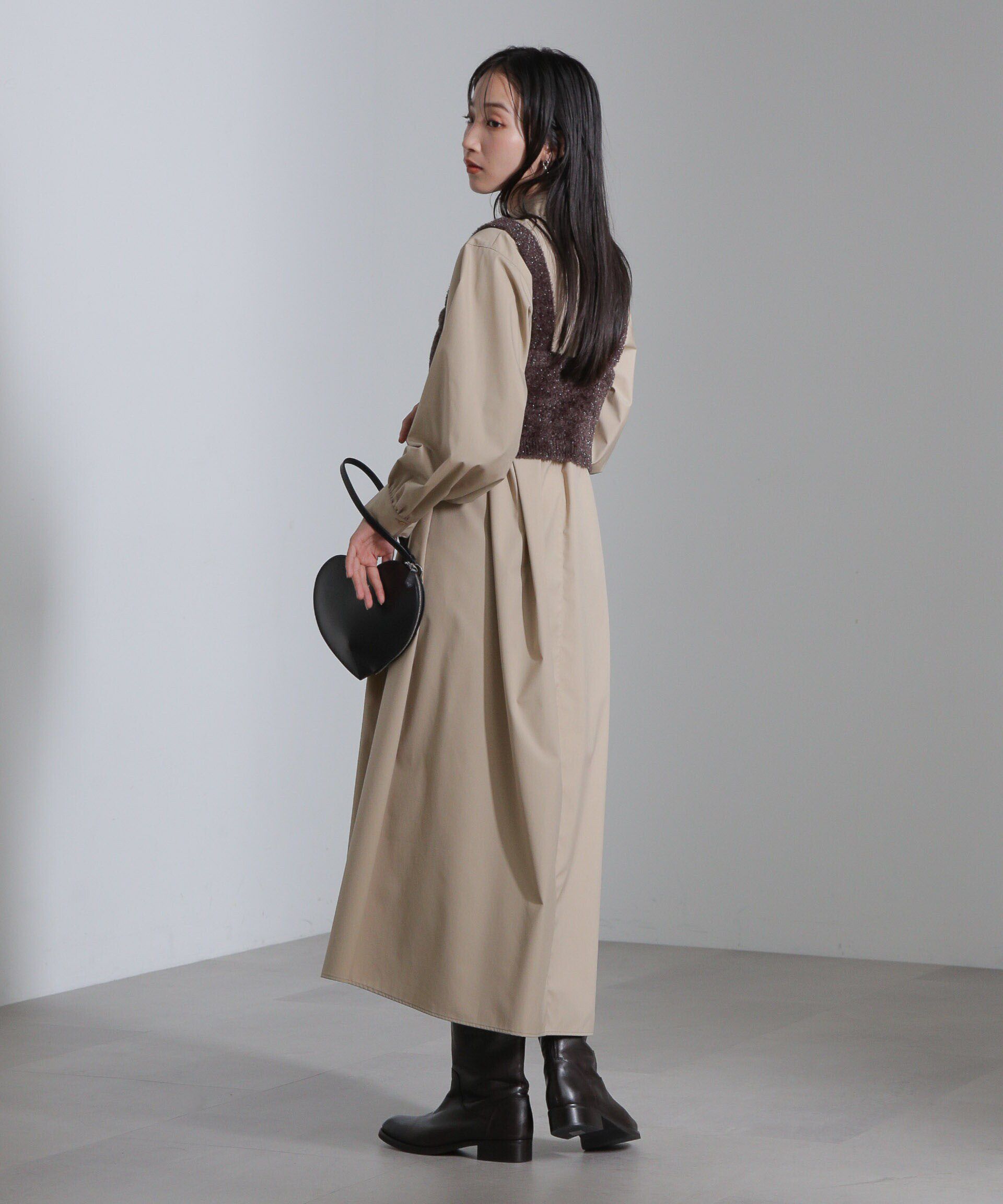 nano･universe「ラメシャギーニットビスチェ(セットアップ可)」|ニット・セーター|