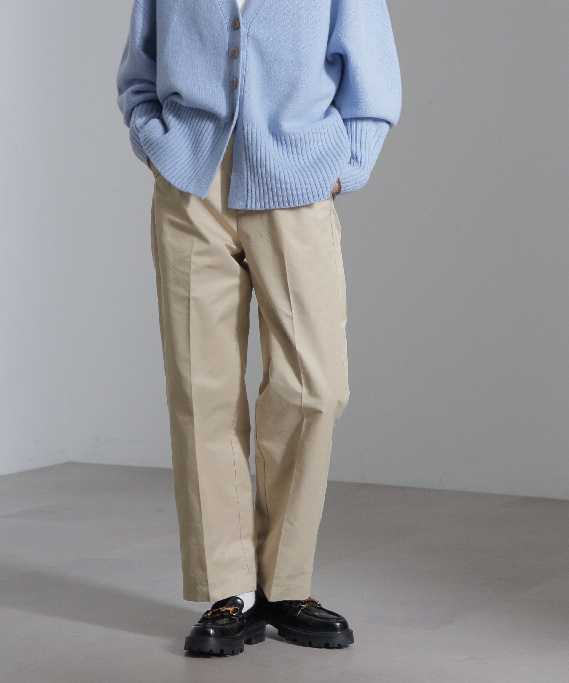 nano･universe「レディチノパンツ」|チノ|ベージュ