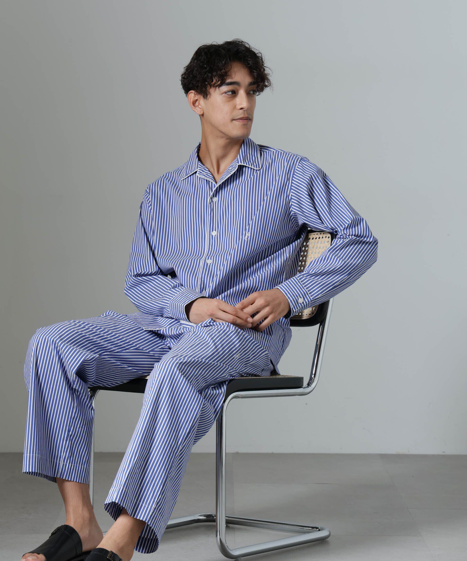 nano･universe「｢NJ/CLUB｣HOMESTOCK ストライプシャツ」|シャツ・ブラウス|