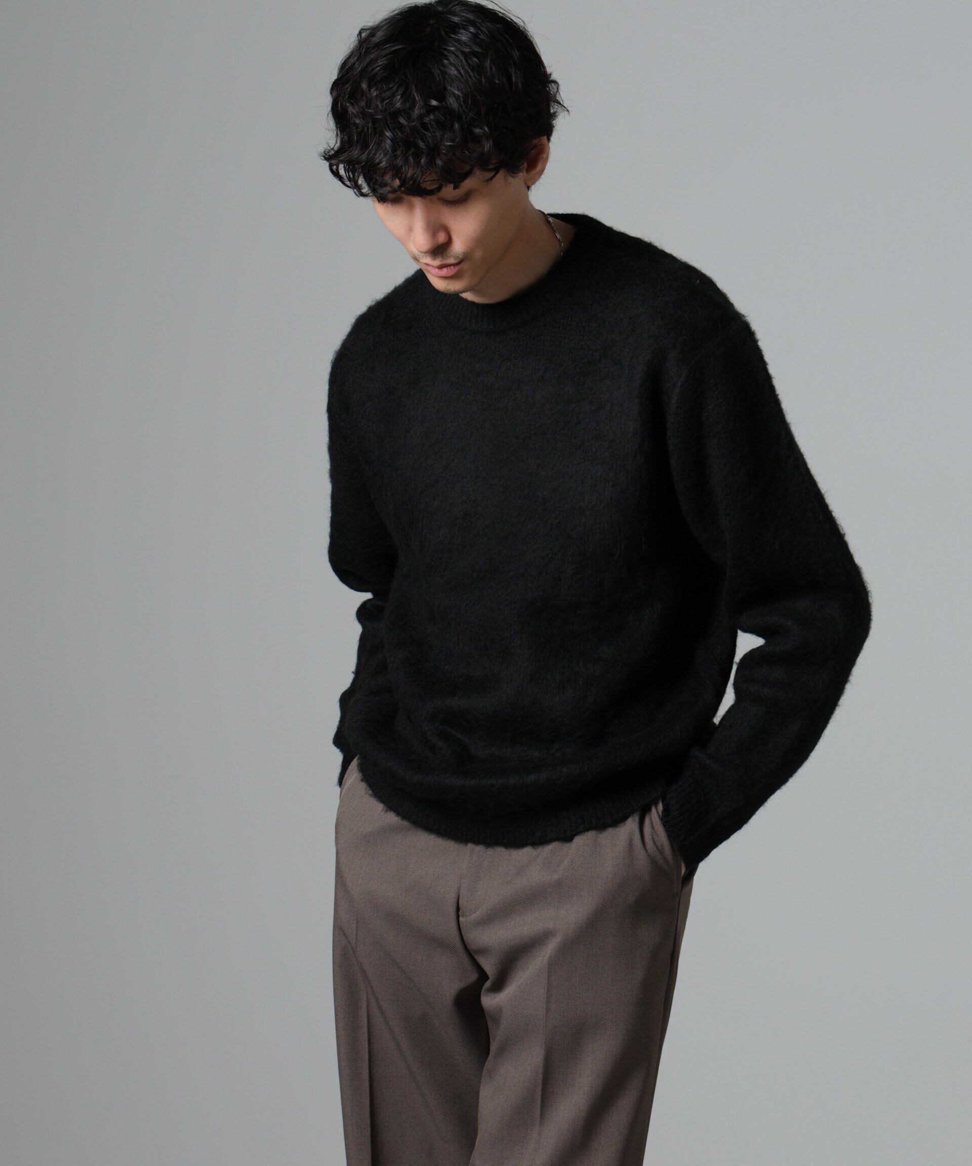 nano･universe「モヘヤライクプルオーバーニット」|ニット・セーター|