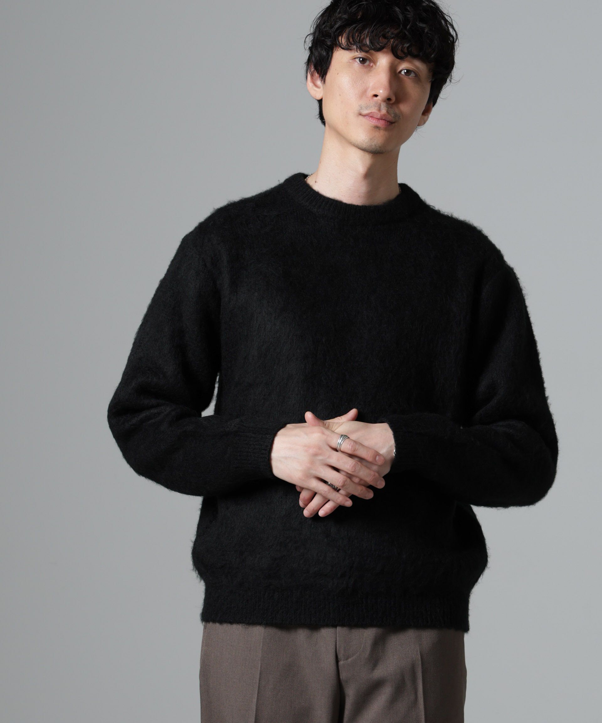 nano･universe「モヘヤライクプルオーバーニット」|ニット・セーター|