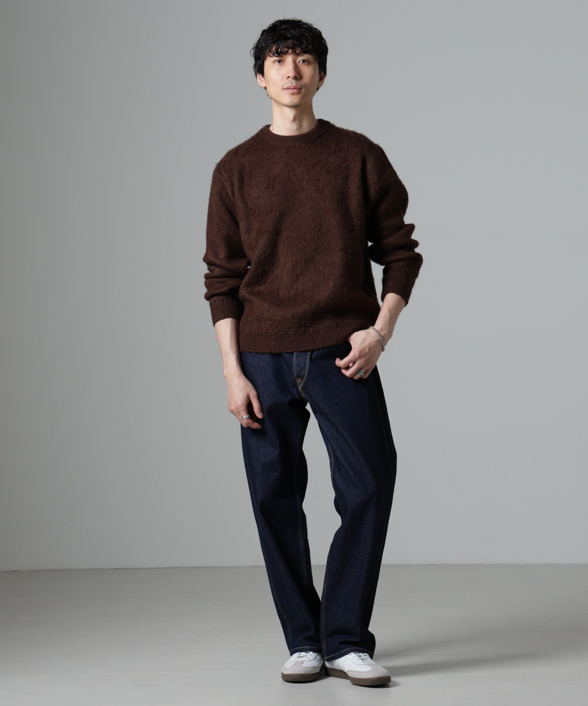 nano･universe「モヘヤライクプルオーバーニット」|ニット・セーター|