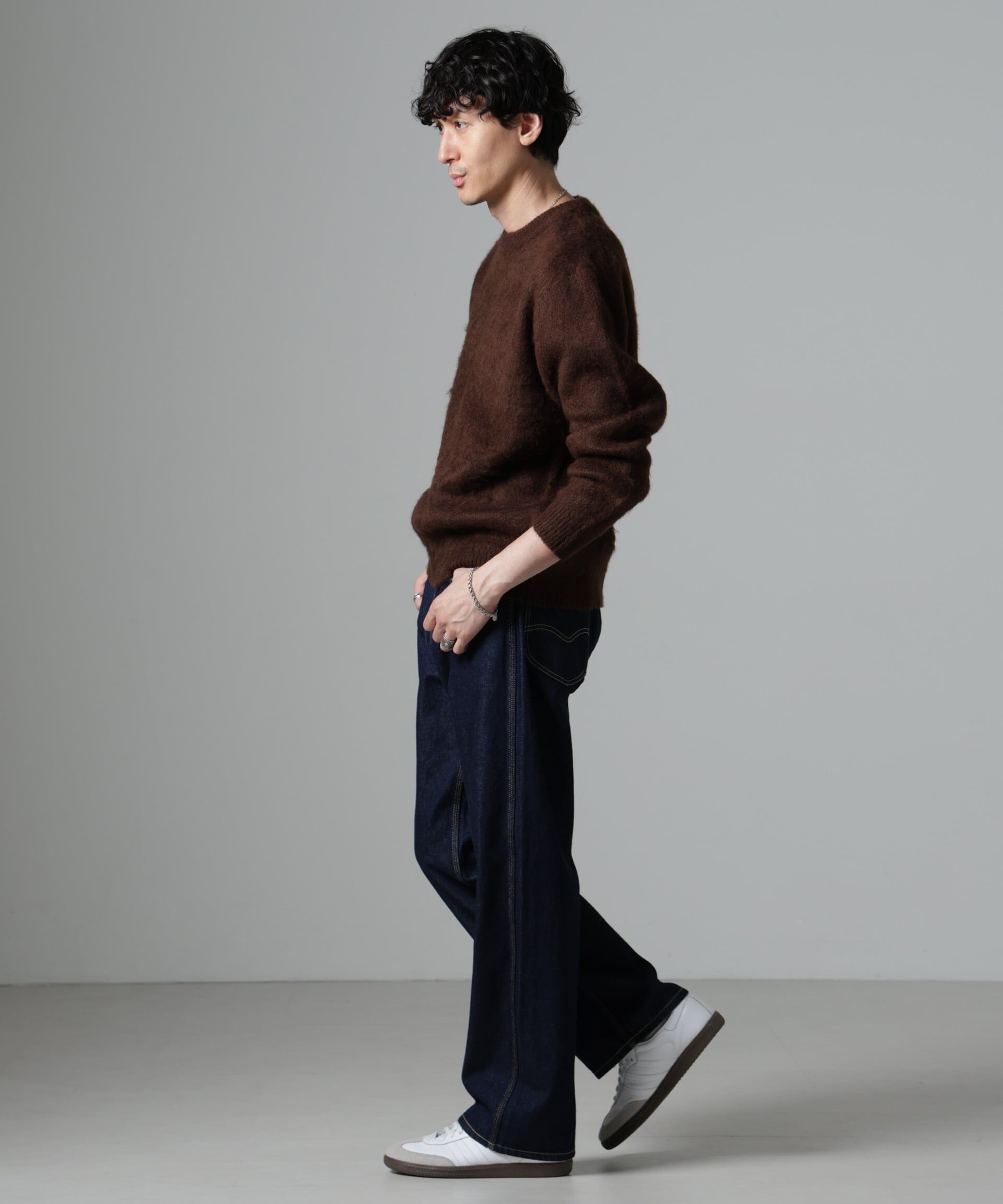 nano･universe「モヘヤライクプルオーバーニット」|ニット・セーター|