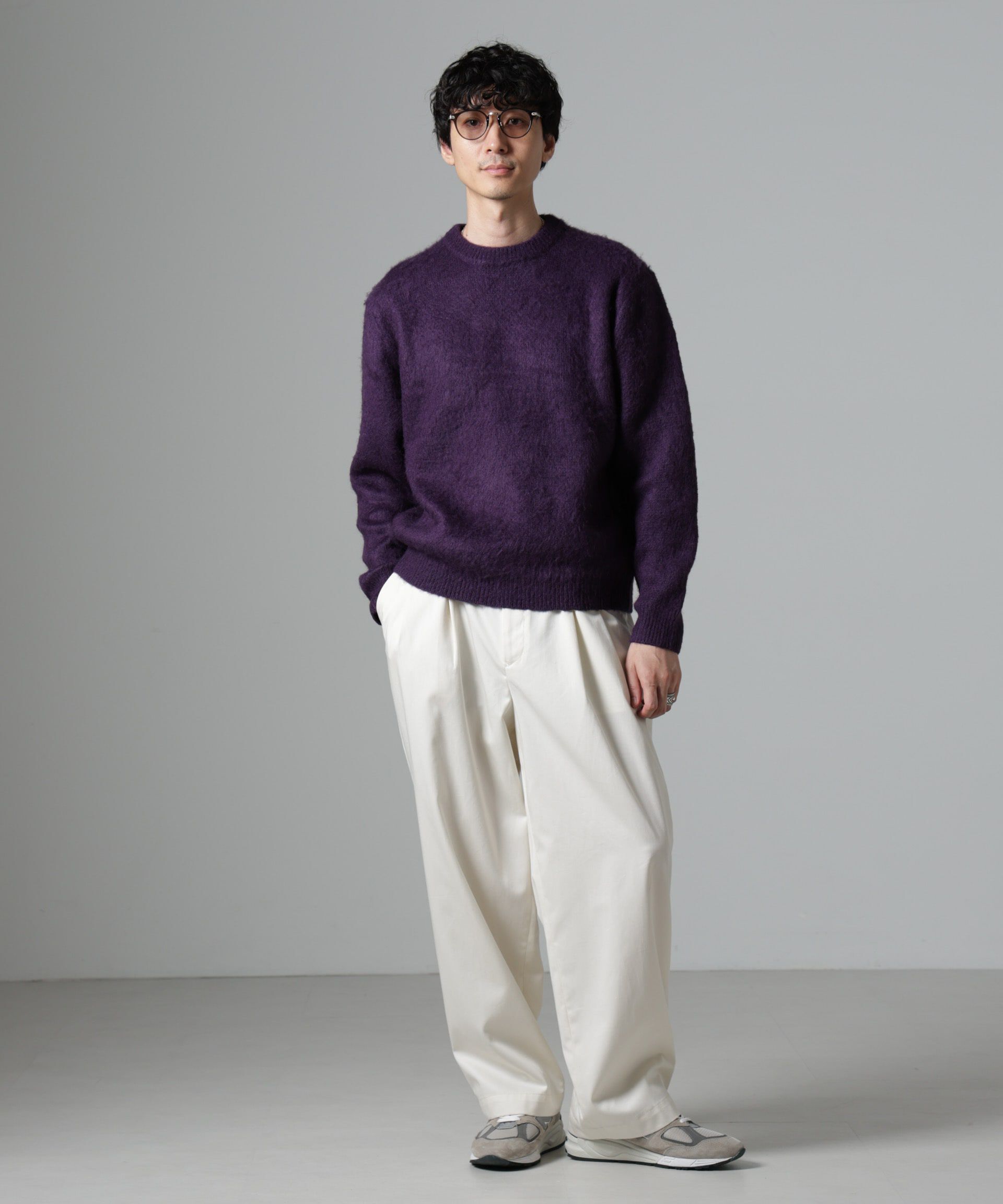 nano･universe「モヘヤライクプルオーバーニット」|ニット・セーター|