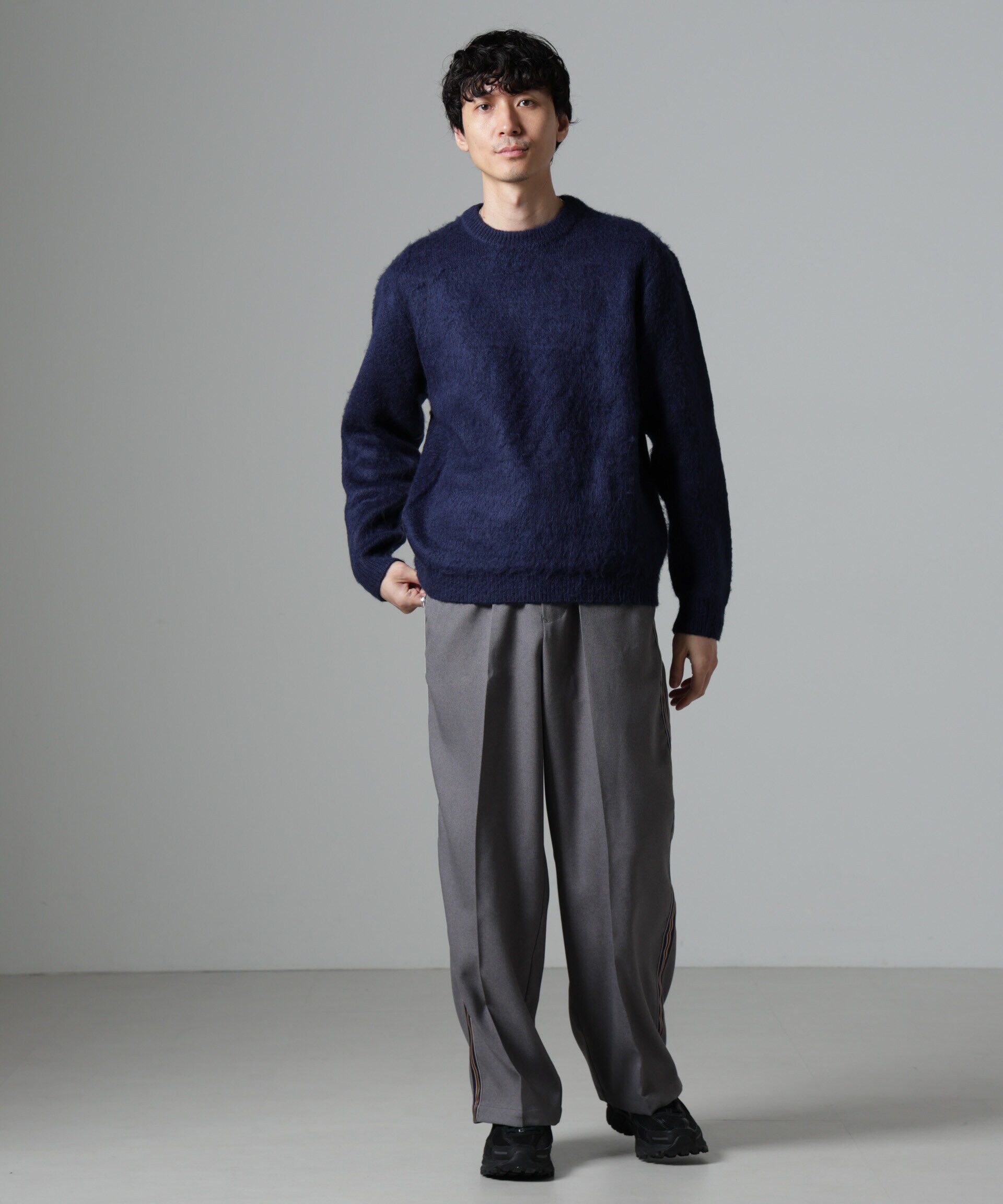 nano･universe「モヘヤライクプルオーバーニット」|ニット・セーター|