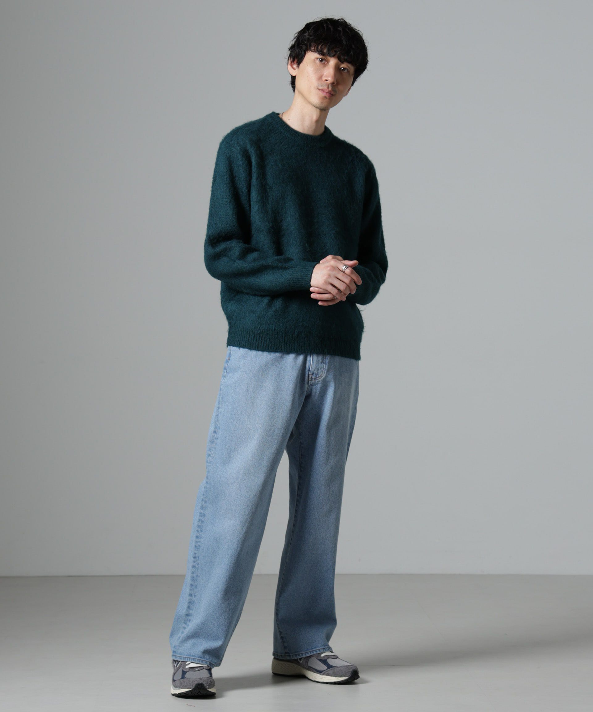 nano･universe「モヘヤライクプルオーバーニット」|ニット・セーター|