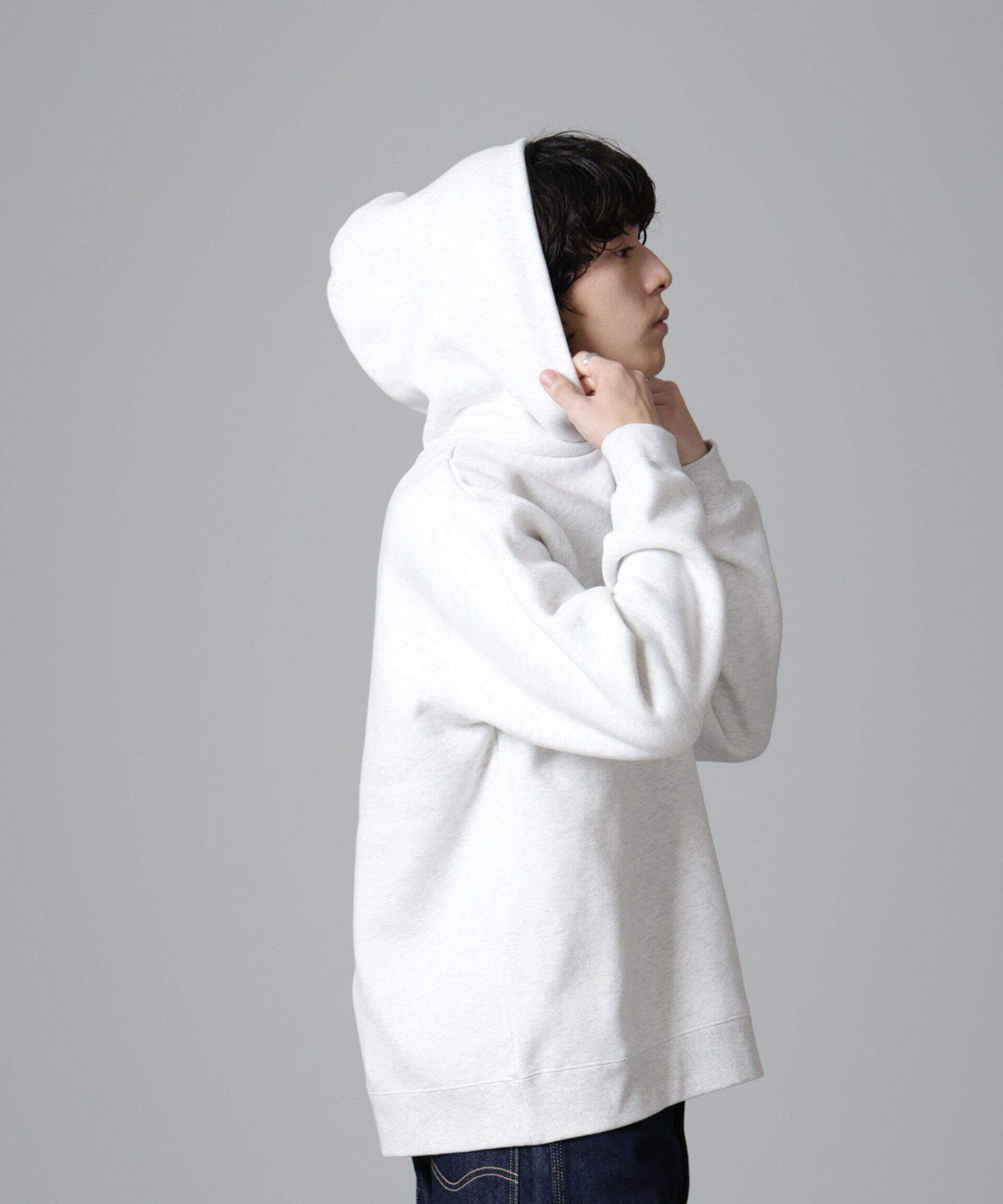 nano･universe「ナノベア 裏起毛フーディー 長袖」|Tシャツ・カットソー|