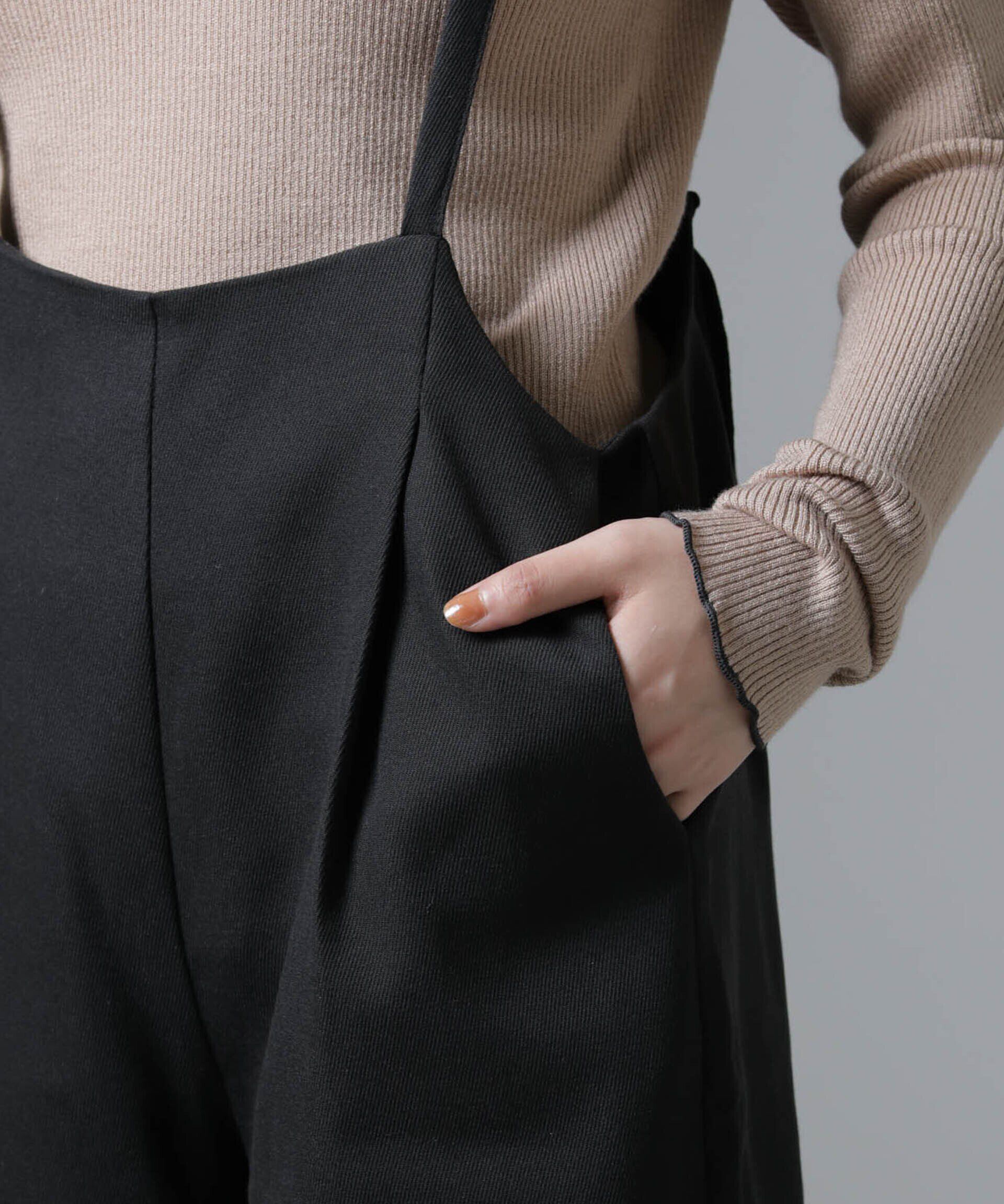 nano･universe「サロペットワイドパンツ（セットアップ可）」|ワンピース|