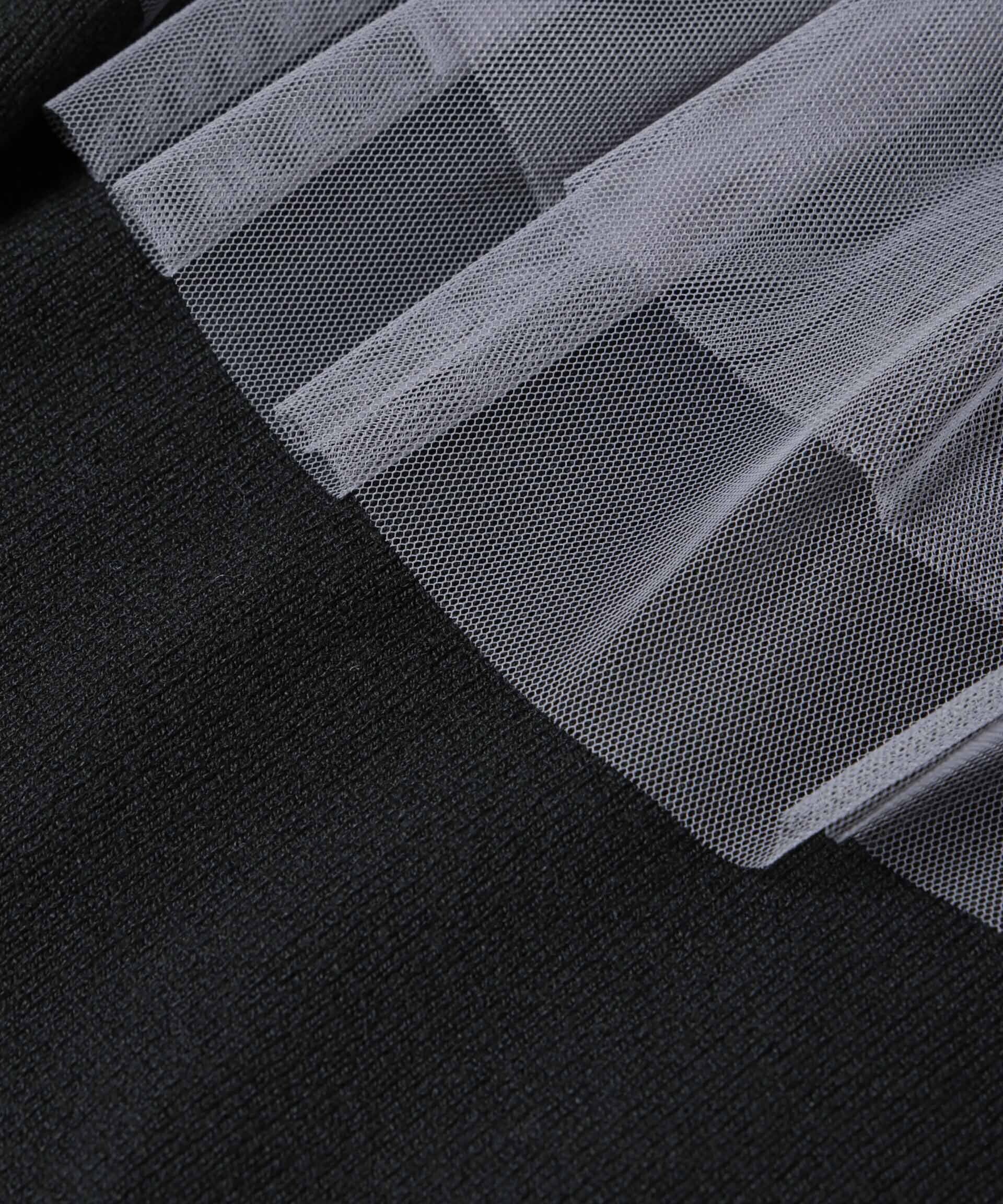 nano･universe「チュールビスチェセットニットワンピース」|ワンピース|