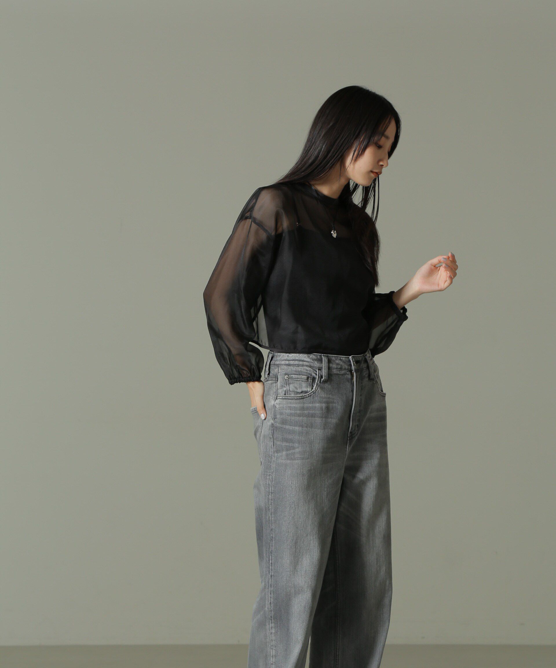 nano･universe「オーガンジーボレロ＆オールインワンセットパンツ」|ワンピース|