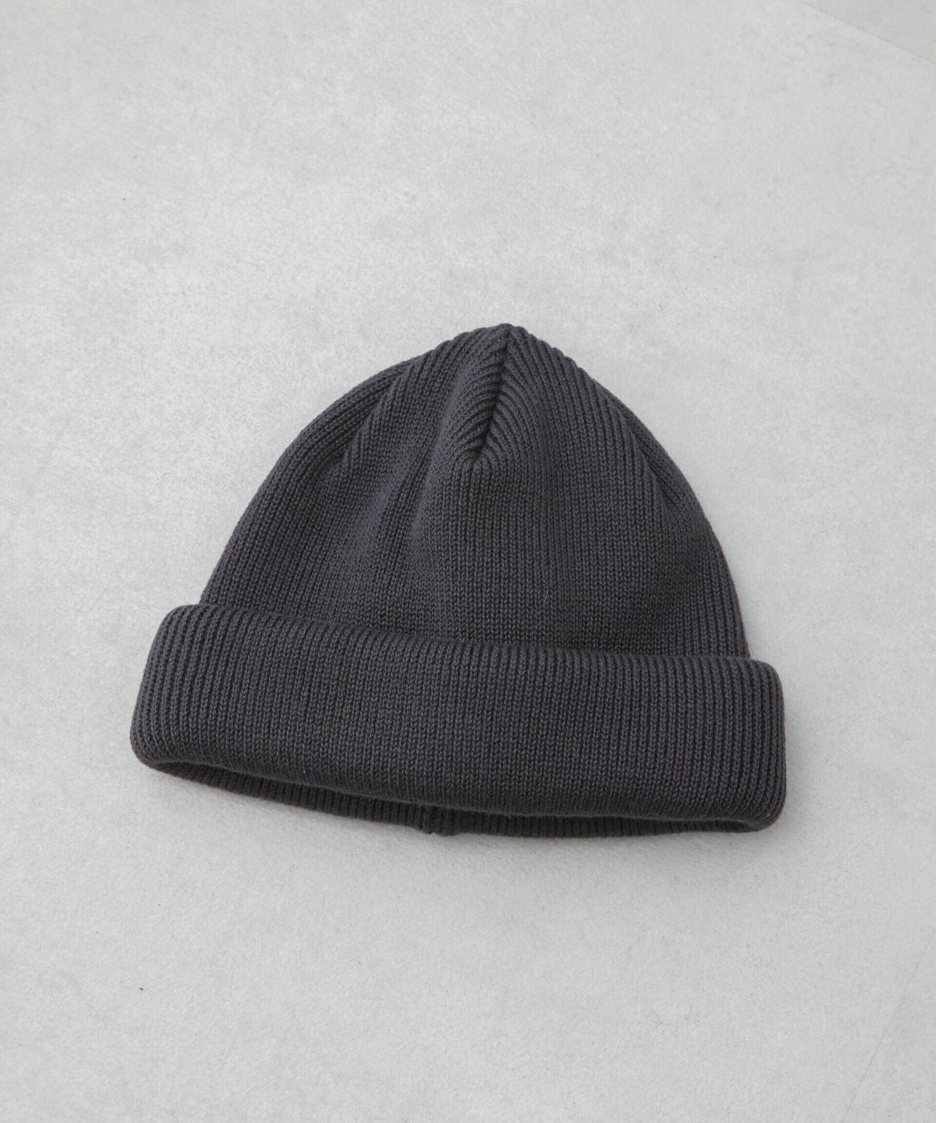 nano･universe「RACAL/別注 Roll Knit Cap」|キャップ・キャスケット|チャコール3