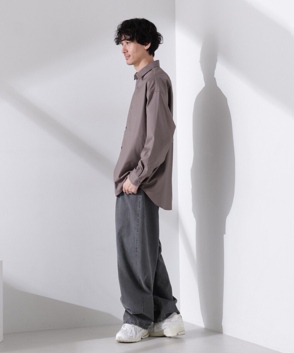 nano･universe「ビッグドレープシャツ 長袖」|シャツ・ブラウス|