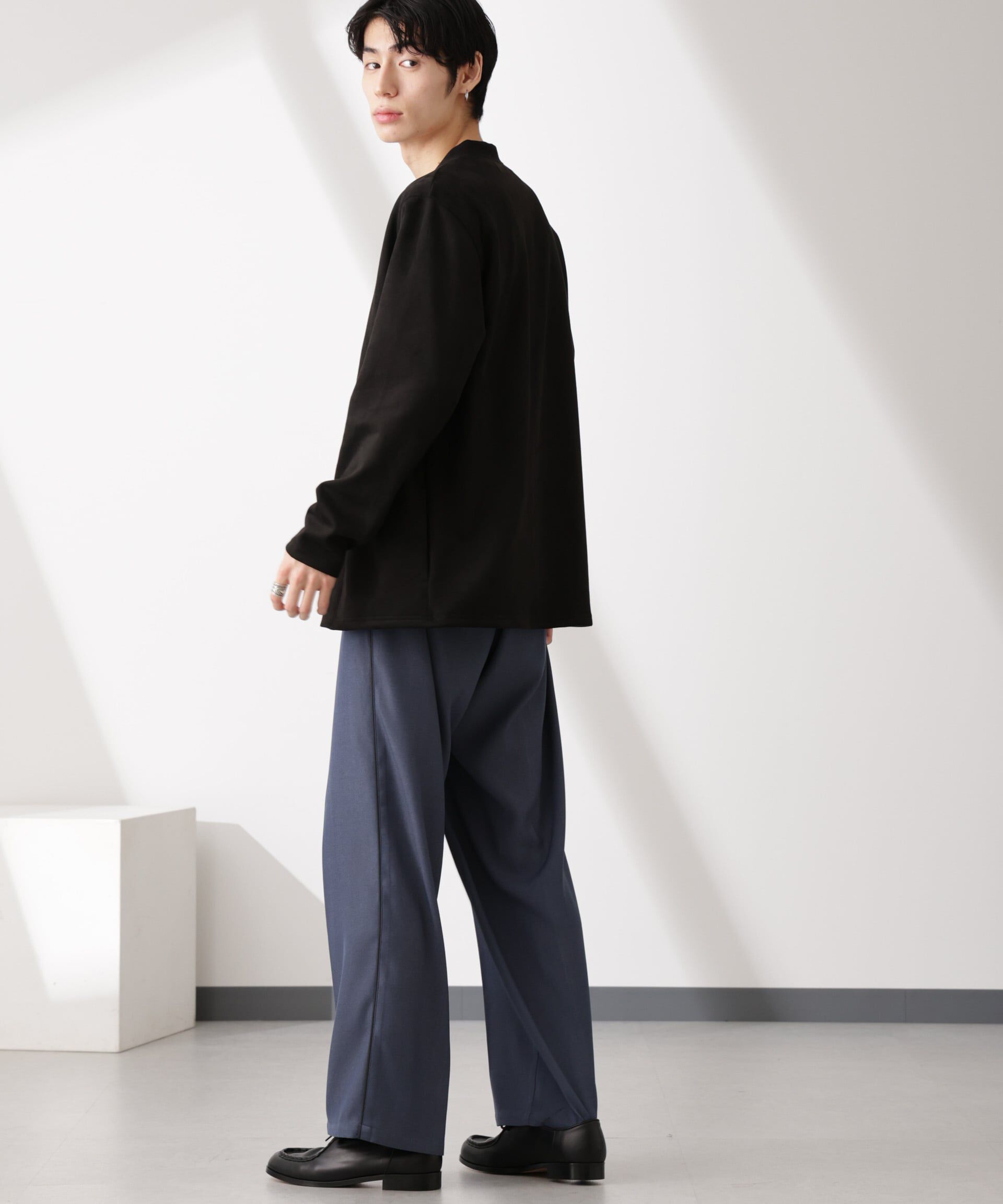 nano･universe「フェイクスエードトッパーカーディガン」|Tシャツ・カットソー|