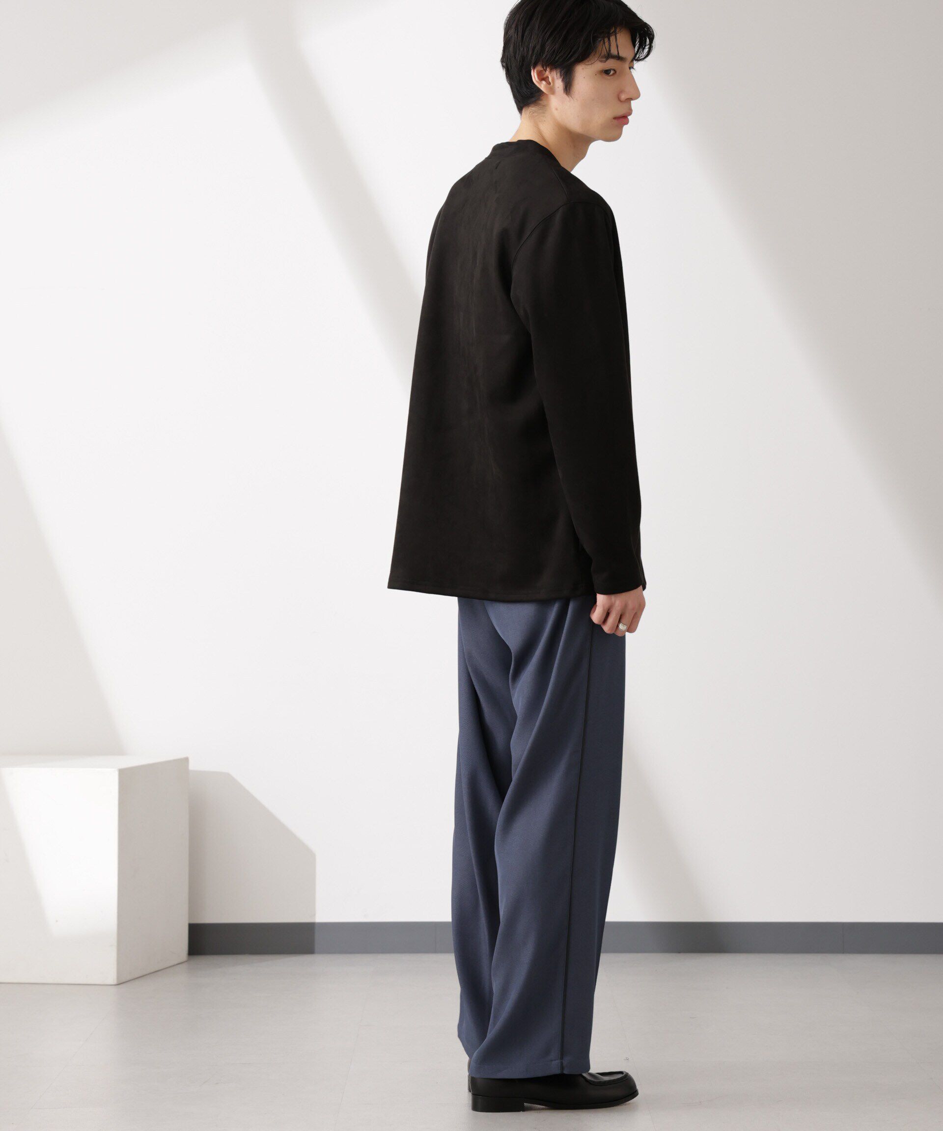 nano･universe「フェイクスエードトッパーカーディガン」|Tシャツ・カットソー|