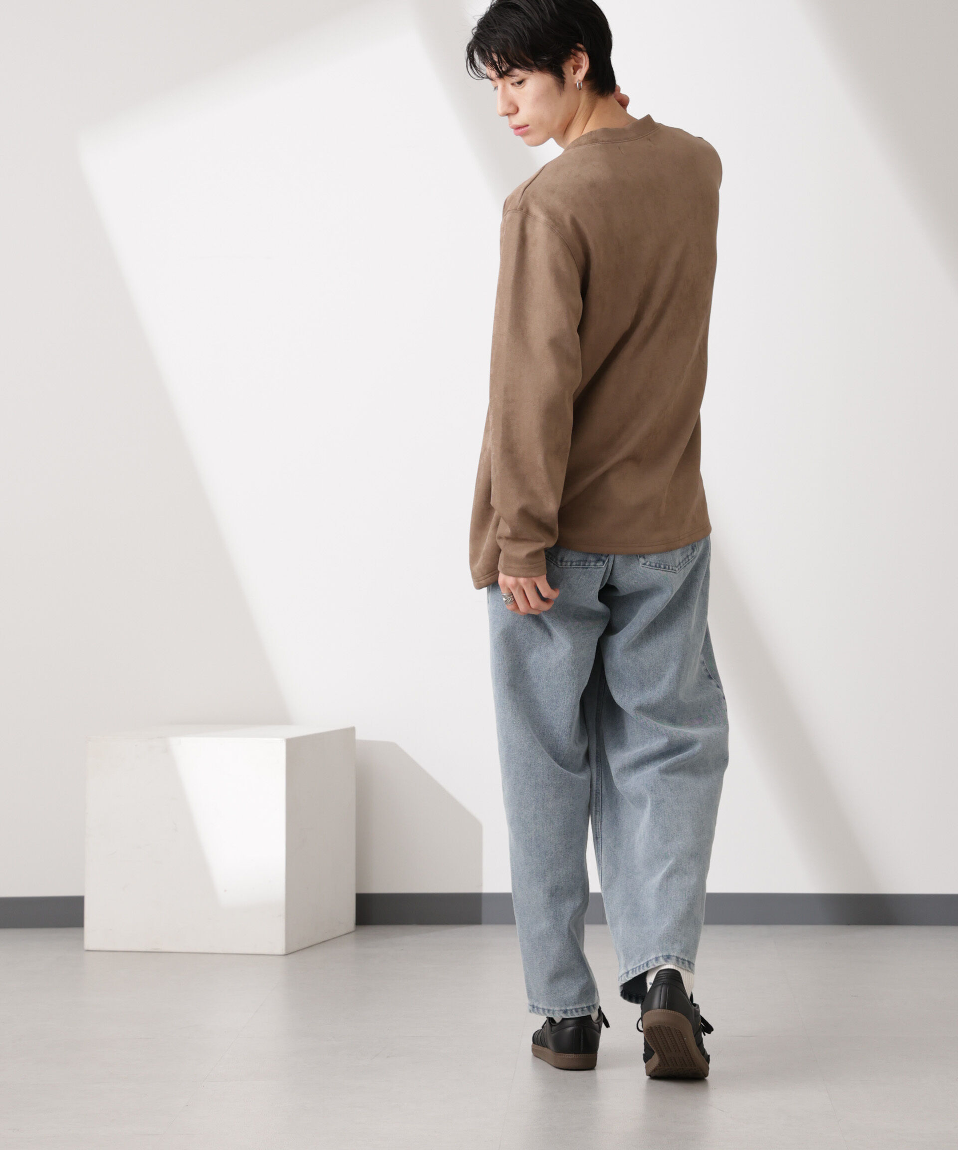 nano･universe「フェイクスエードトッパーカーディガン」|Tシャツ・カットソー|