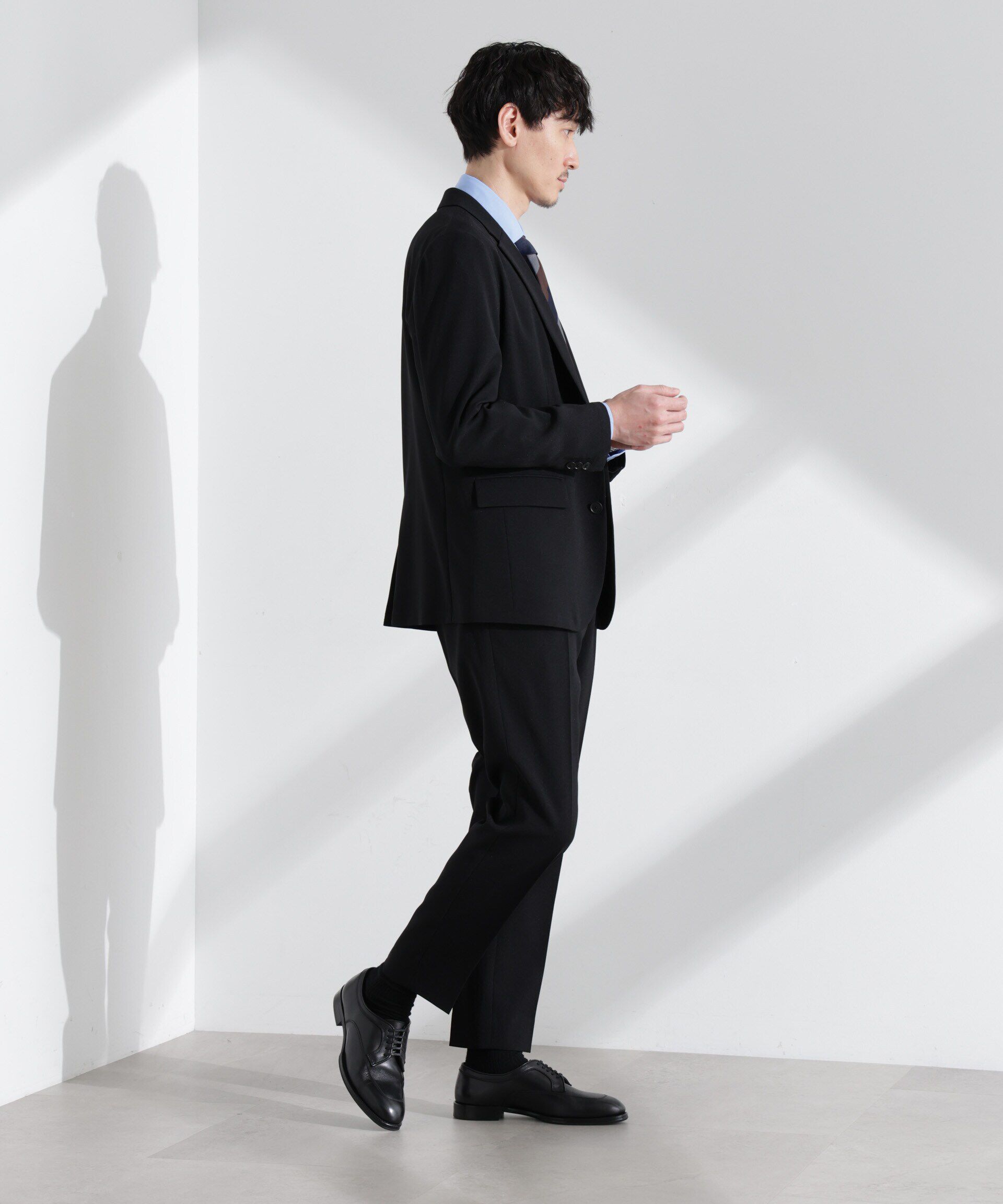 nano･universe「「Damerino」ドビークロスストレッチセットアップ」|スーツ|