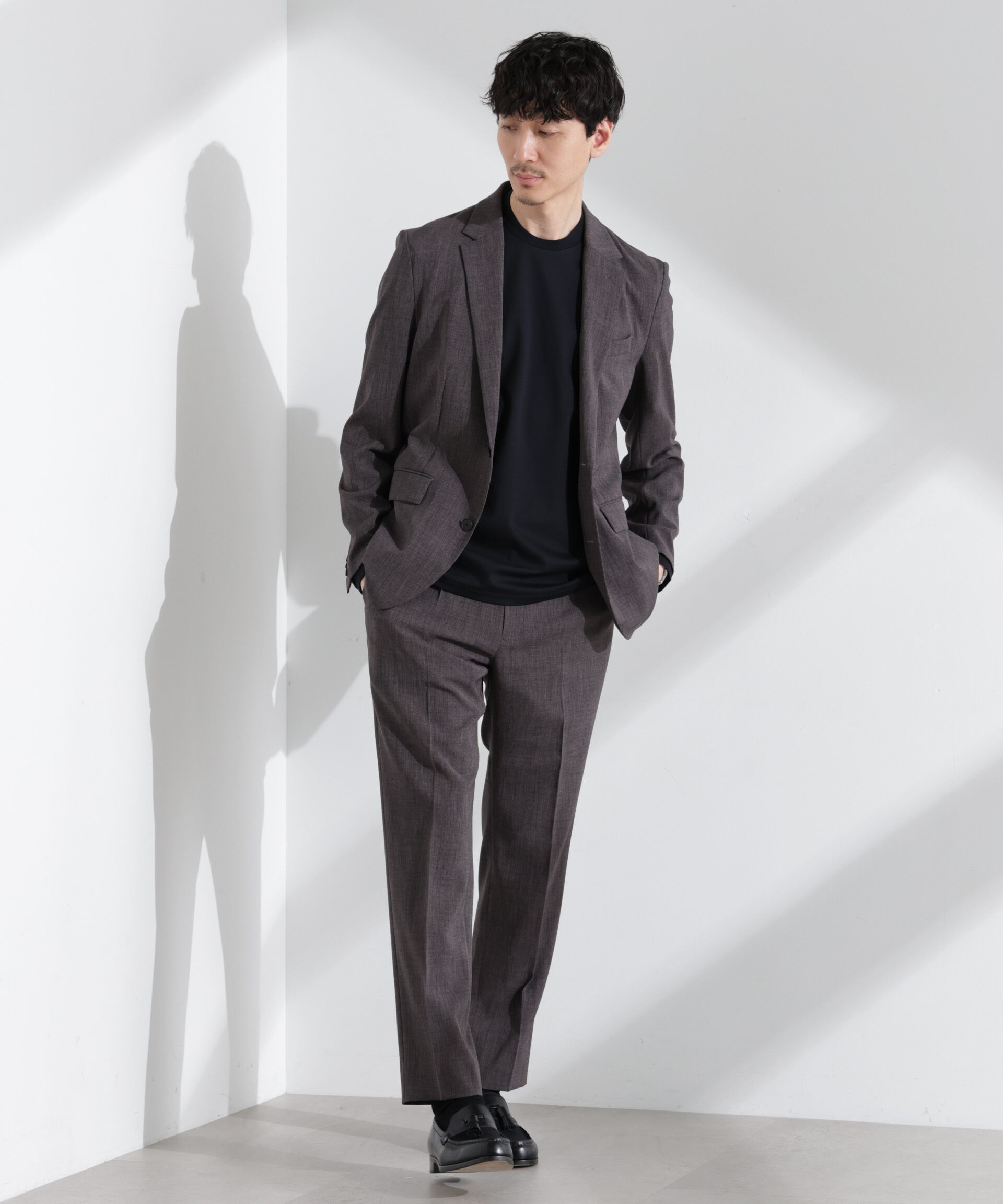 nano･universe「「Damerino」ドビークロスストレッチセットアップ」|スーツ|