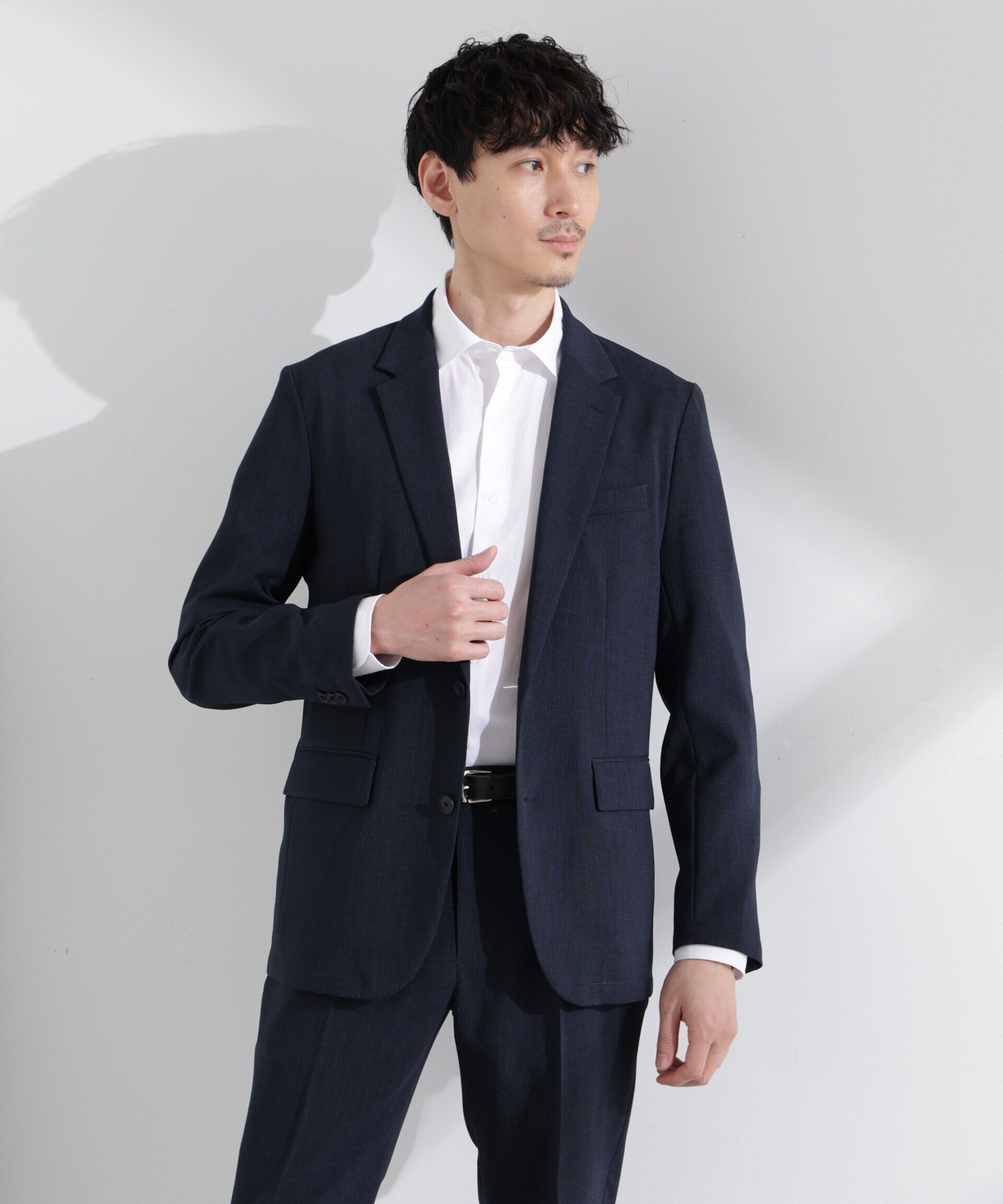 nano･universe「「Damerino」ドビークロスストレッチセットアップ」|スーツ|