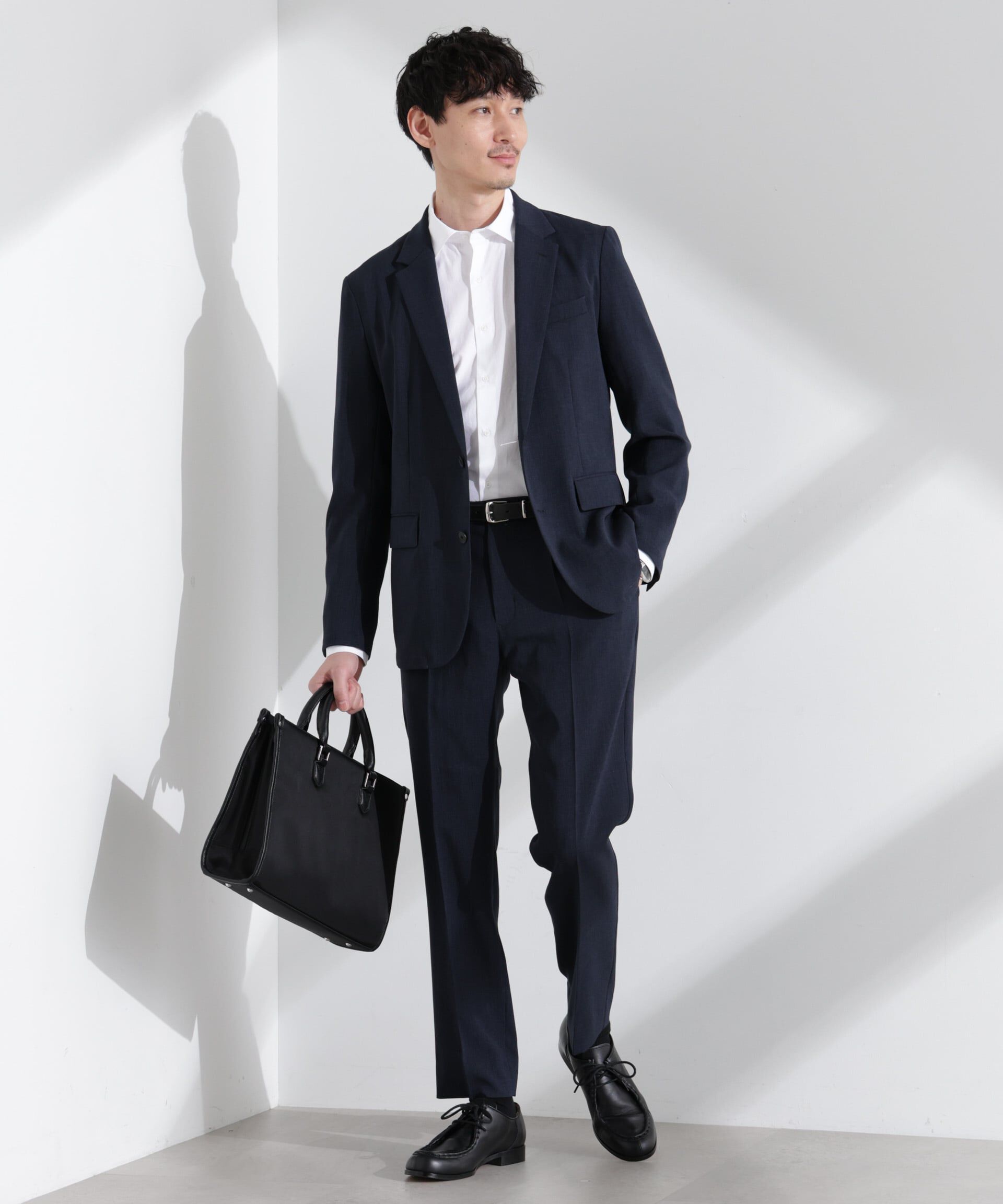 nano･universe「「Damerino」ドビークロスストレッチセットアップ」|スーツ|