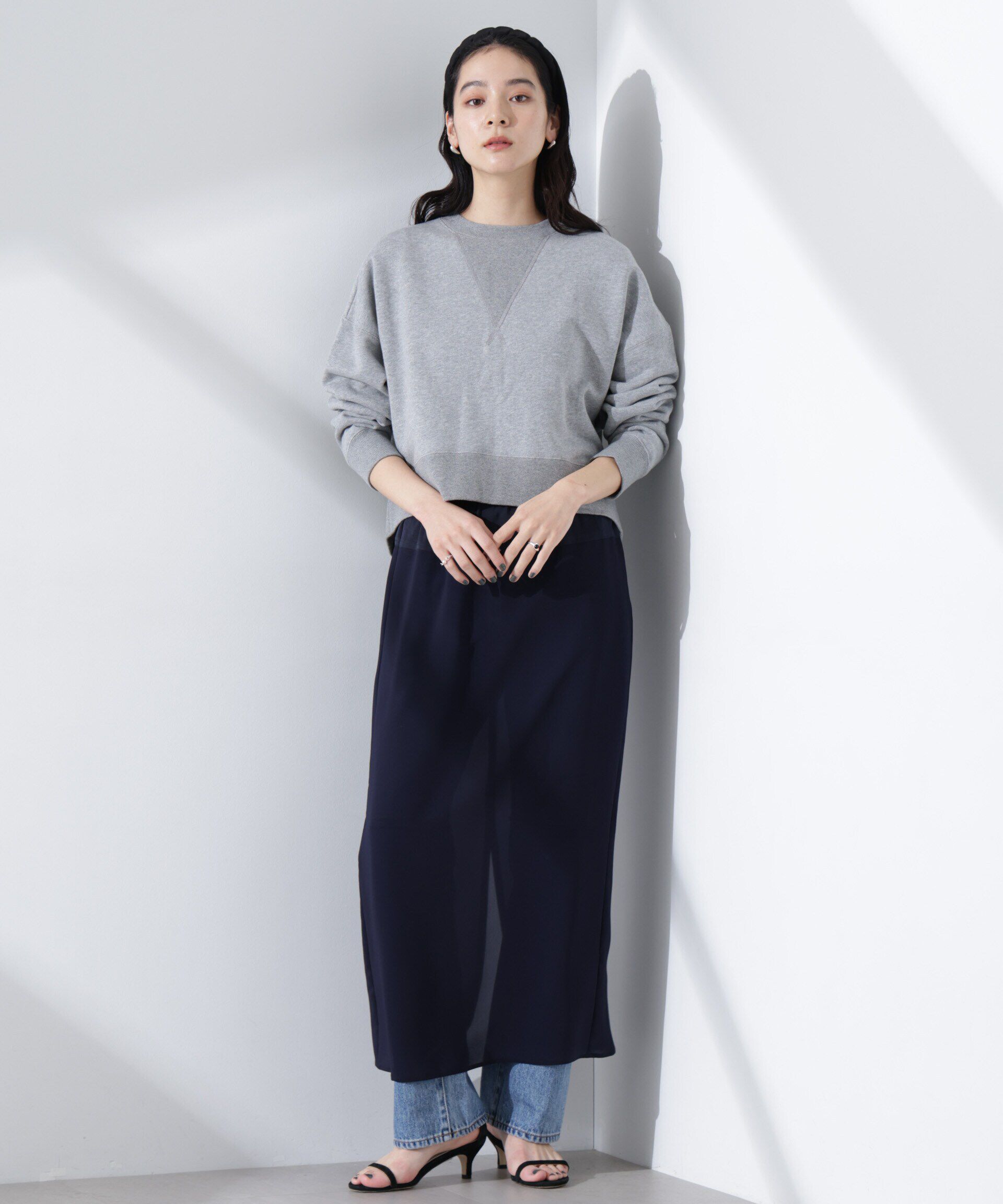 nano･universe「ワイドスリーブスウェットトップス」|Tシャツ・カットソー|