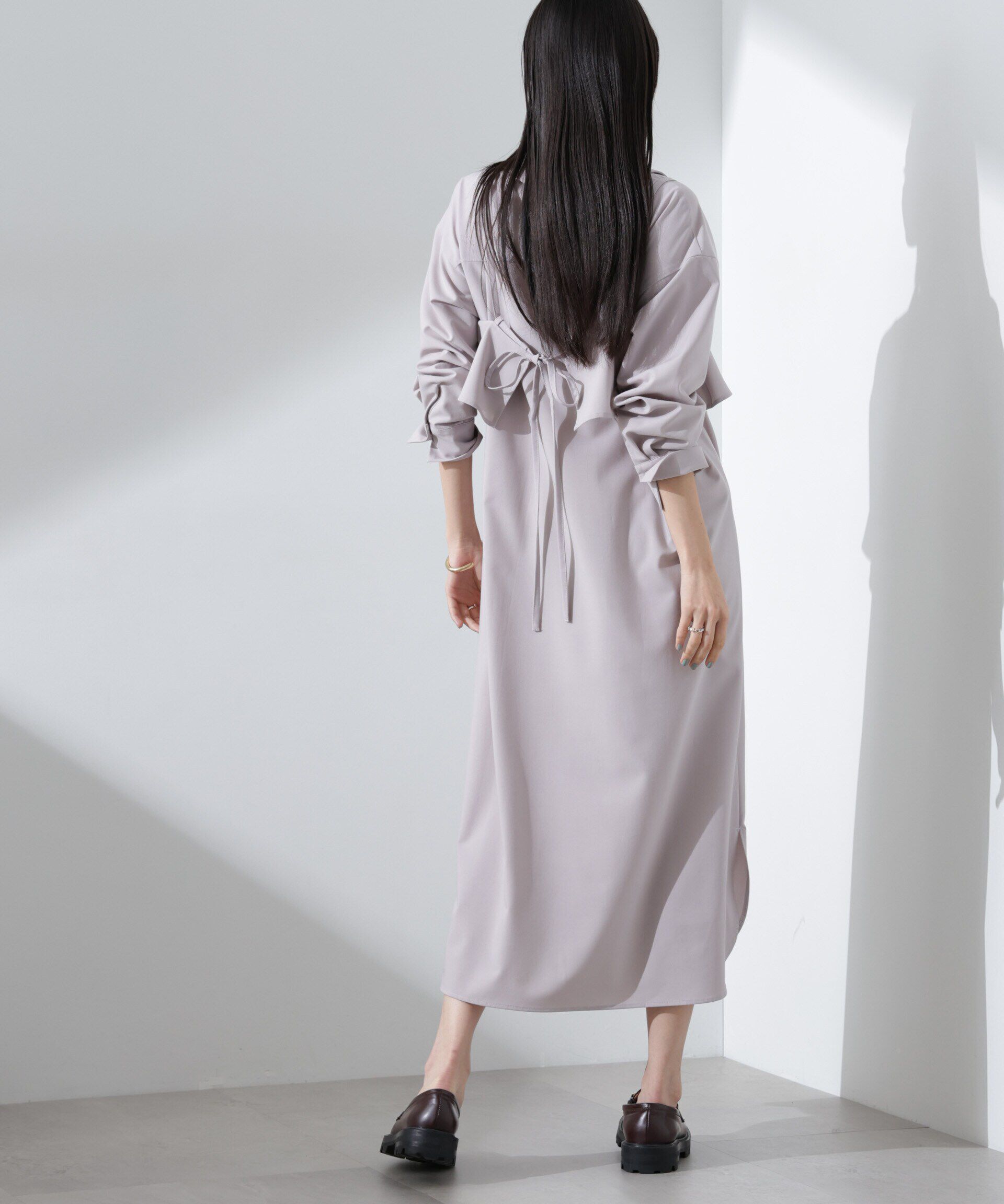 nano･universe「キャミソールビスチェ＋スキッパーワンピースSET」|ワンピース|