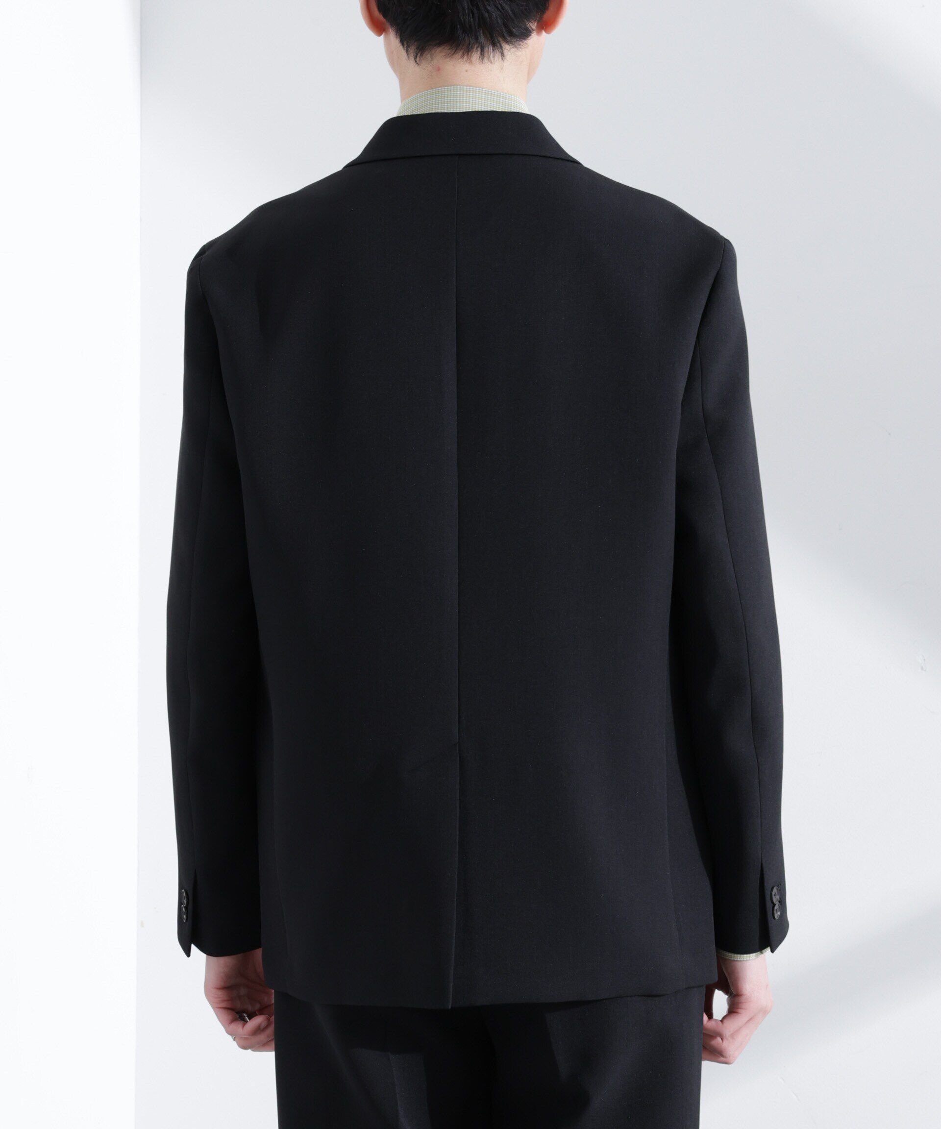 nano･universe「ReflaxR ダブルクロスウェザージャケット（セットアップ可）」|テーラードジャケット|