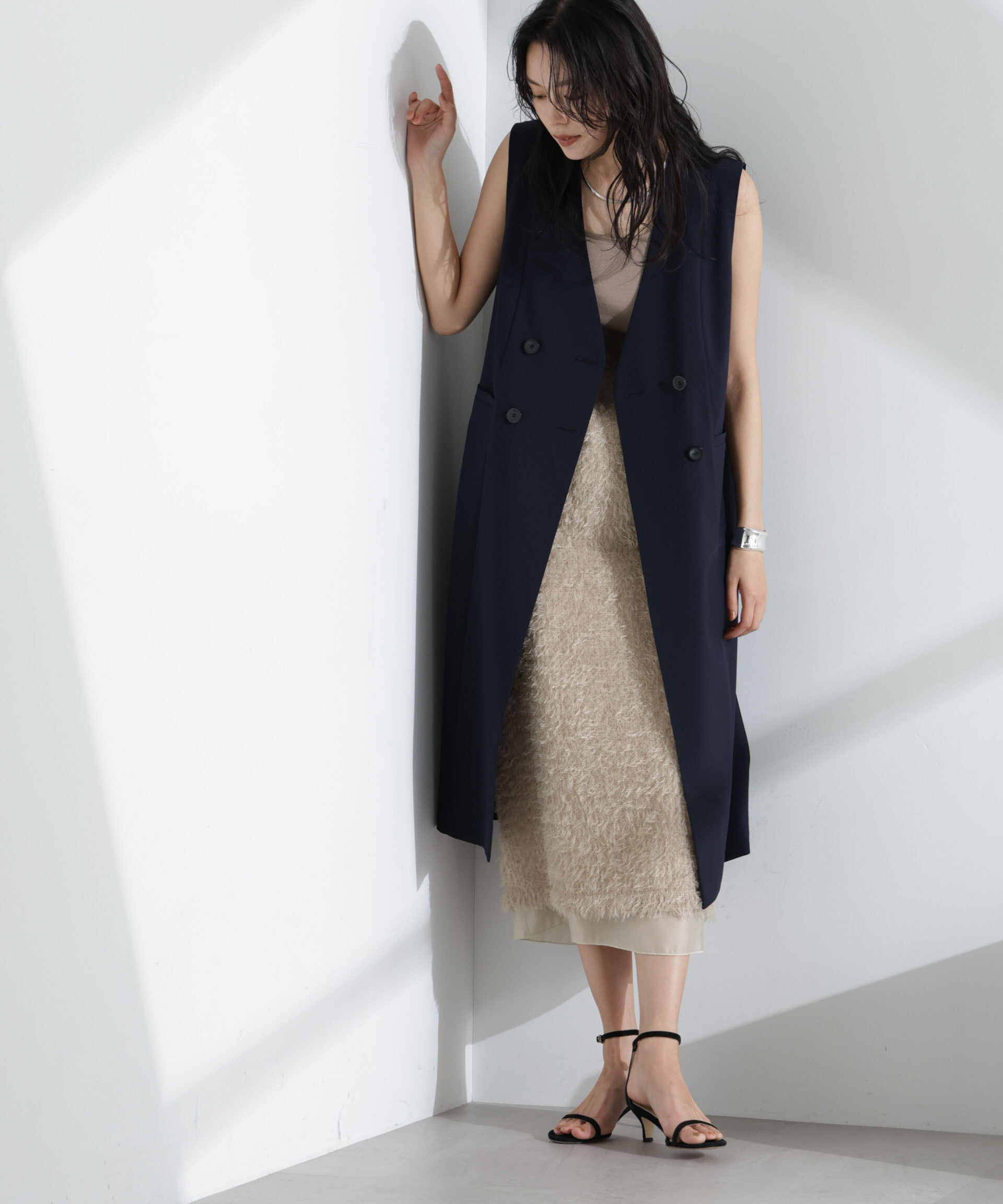 nano･universe「チュールフリンジスカート(セットアップ可)」|スカート|