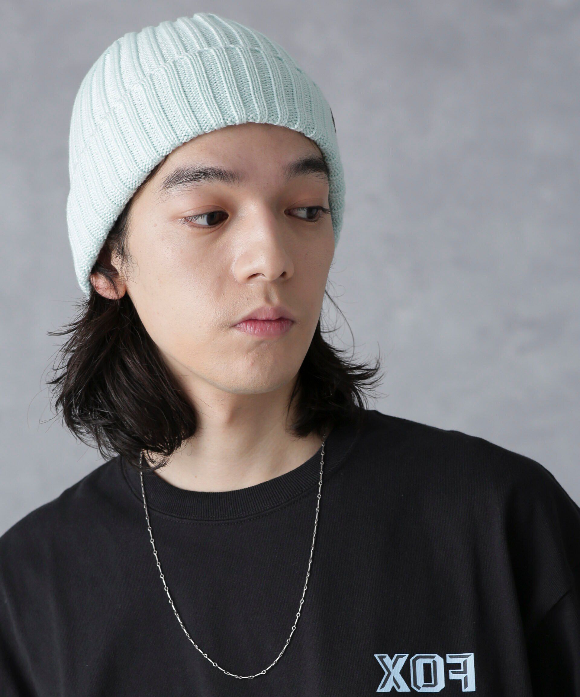 nano･universe「RACAL/別注 standard knit cap」|キャップ・キャスケット|アイスブルー4