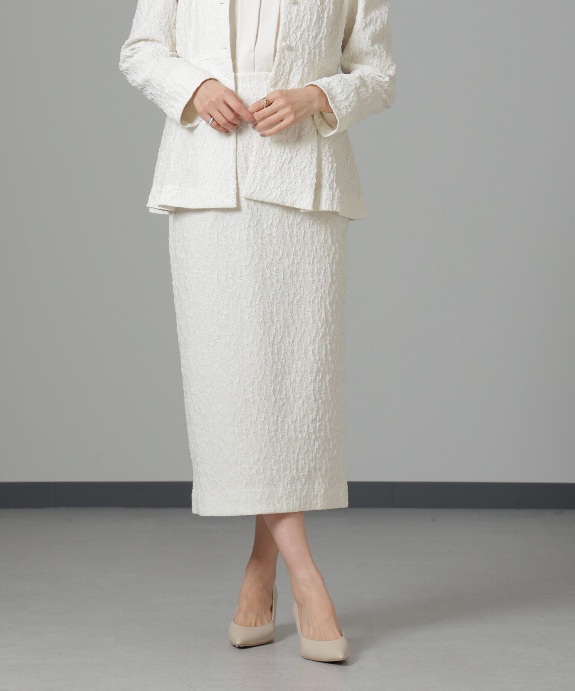 nano･universe「troisiemechaco/パフィージャガード スカート(セットアップ可)」|スカート|