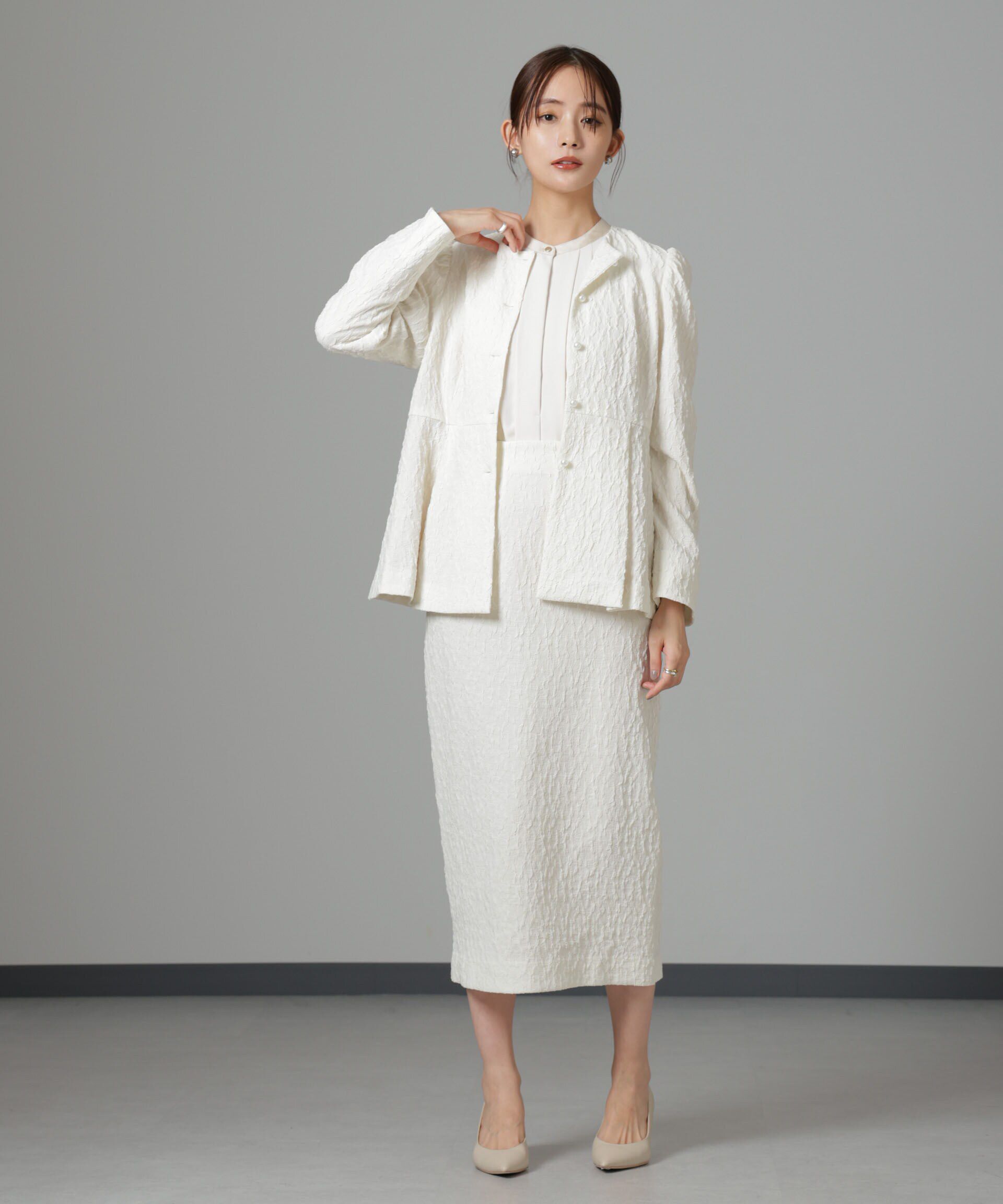 nano･universe「troisiemechaco/パフィージャガード スカート(セットアップ可)」|スカート|