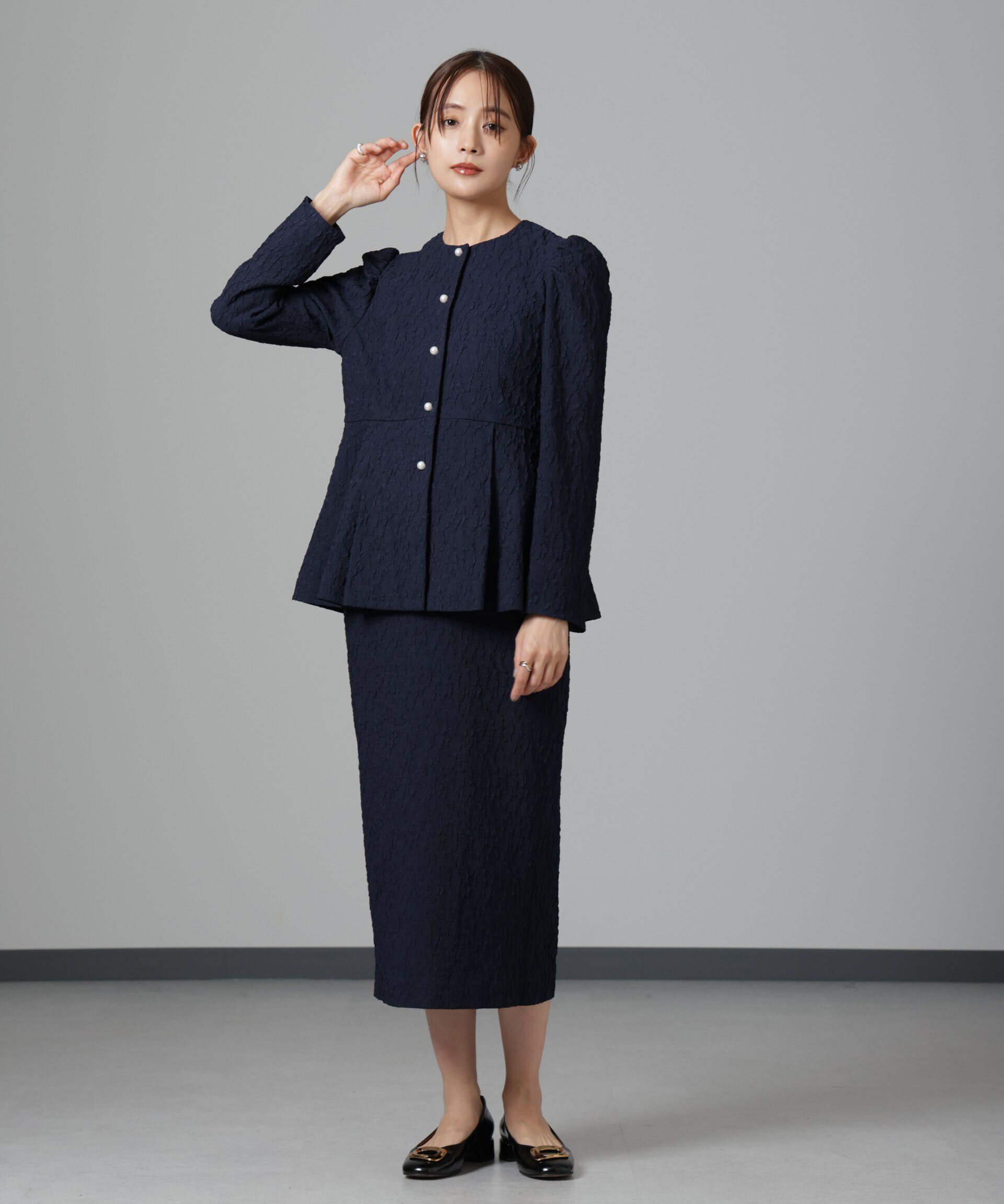 nano･universe「troisiemechaco/パフィージャガード スカート(セットアップ可)」|スカート|