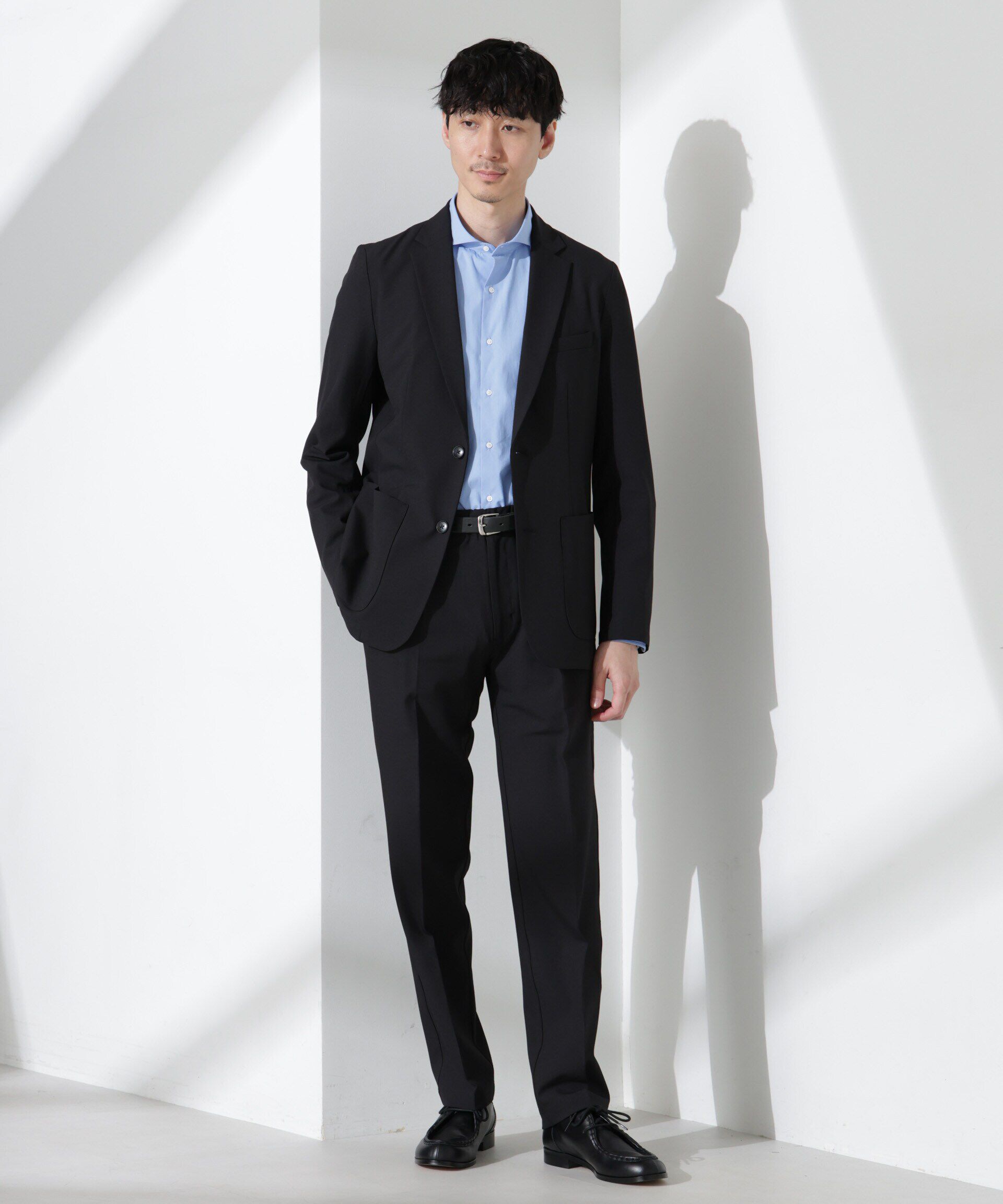 nano･universe「ドライストレッチ セットアップ」|スーツ|