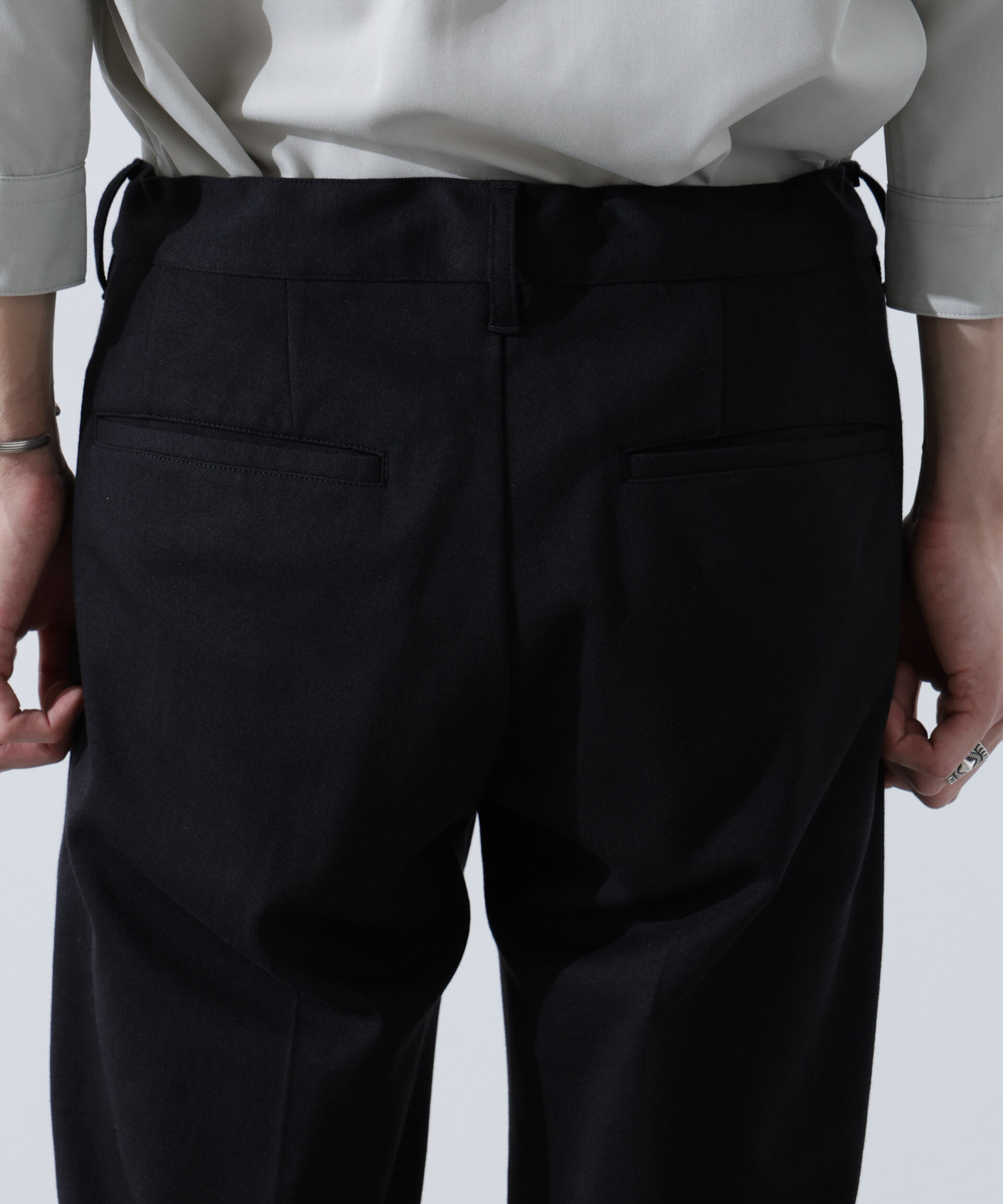 nano･universe「ストレッチカノコスラックス(セットアップ可)」|チノ|