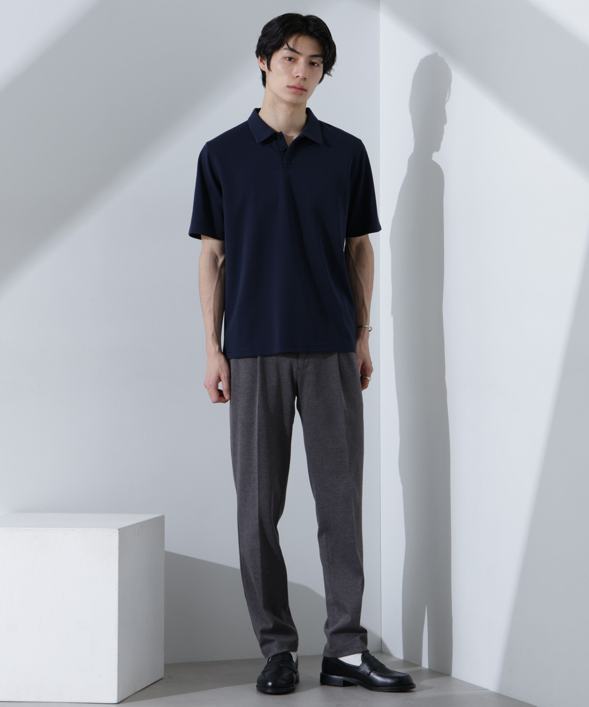 nano･universe「ストレッチカノコスラックス(セットアップ可)」|チノ|