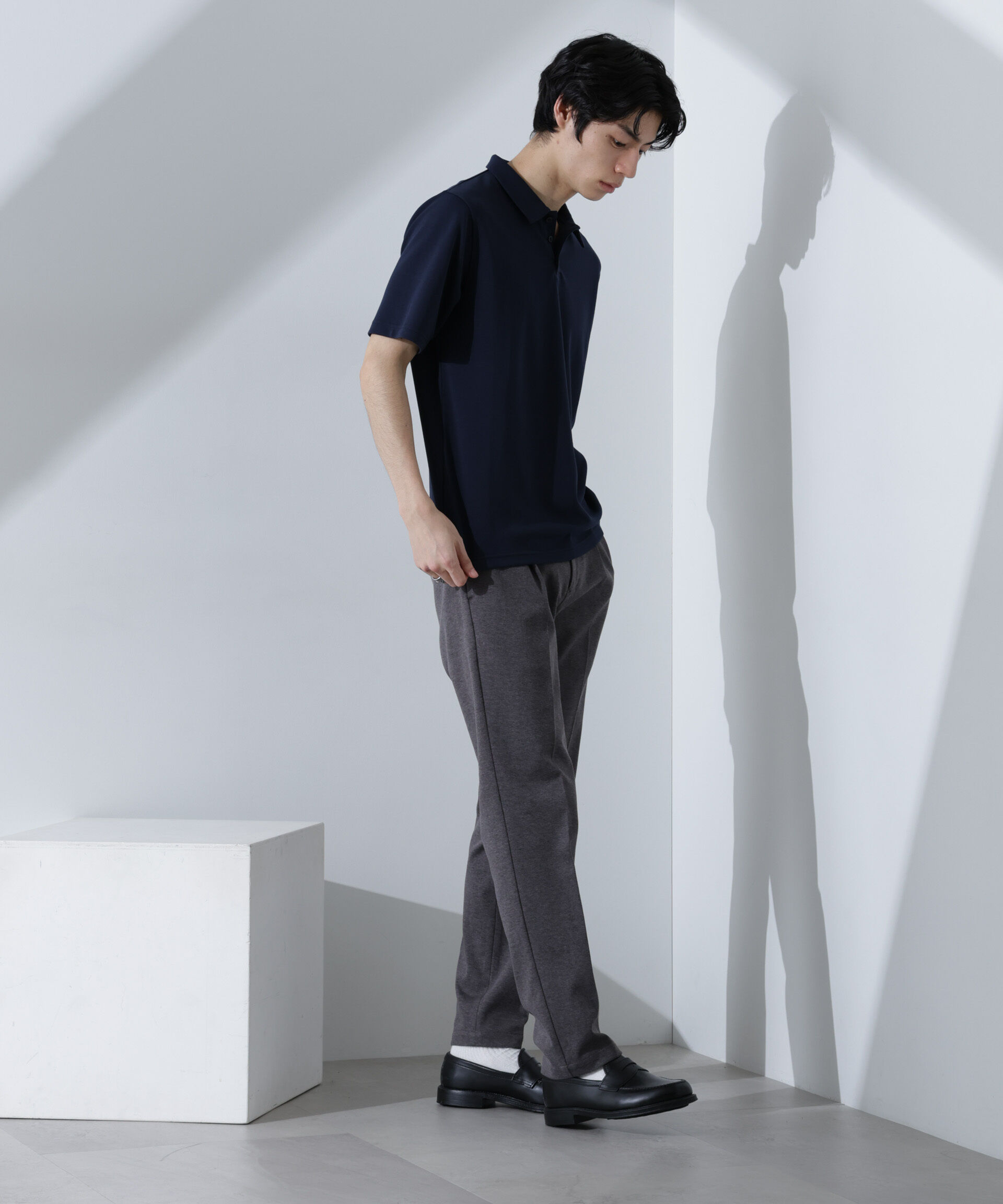 nano･universe「ストレッチカノコスラックス(セットアップ可)」|チノ|