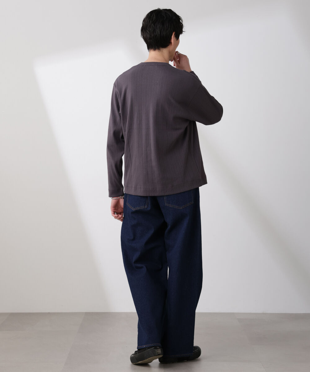 nano･universe「ランダムフライスロングスリーブTシャツ 長袖」|Tシャツ・カットソー|