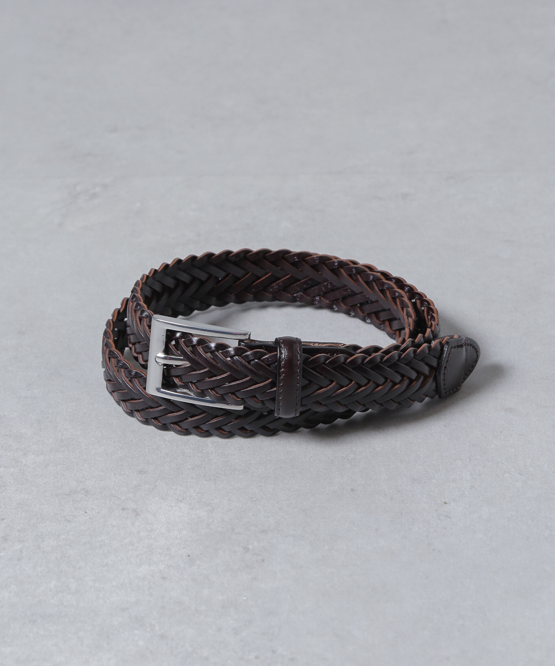 nano･universe「メッシュベルト」|ベルト|ブラウン