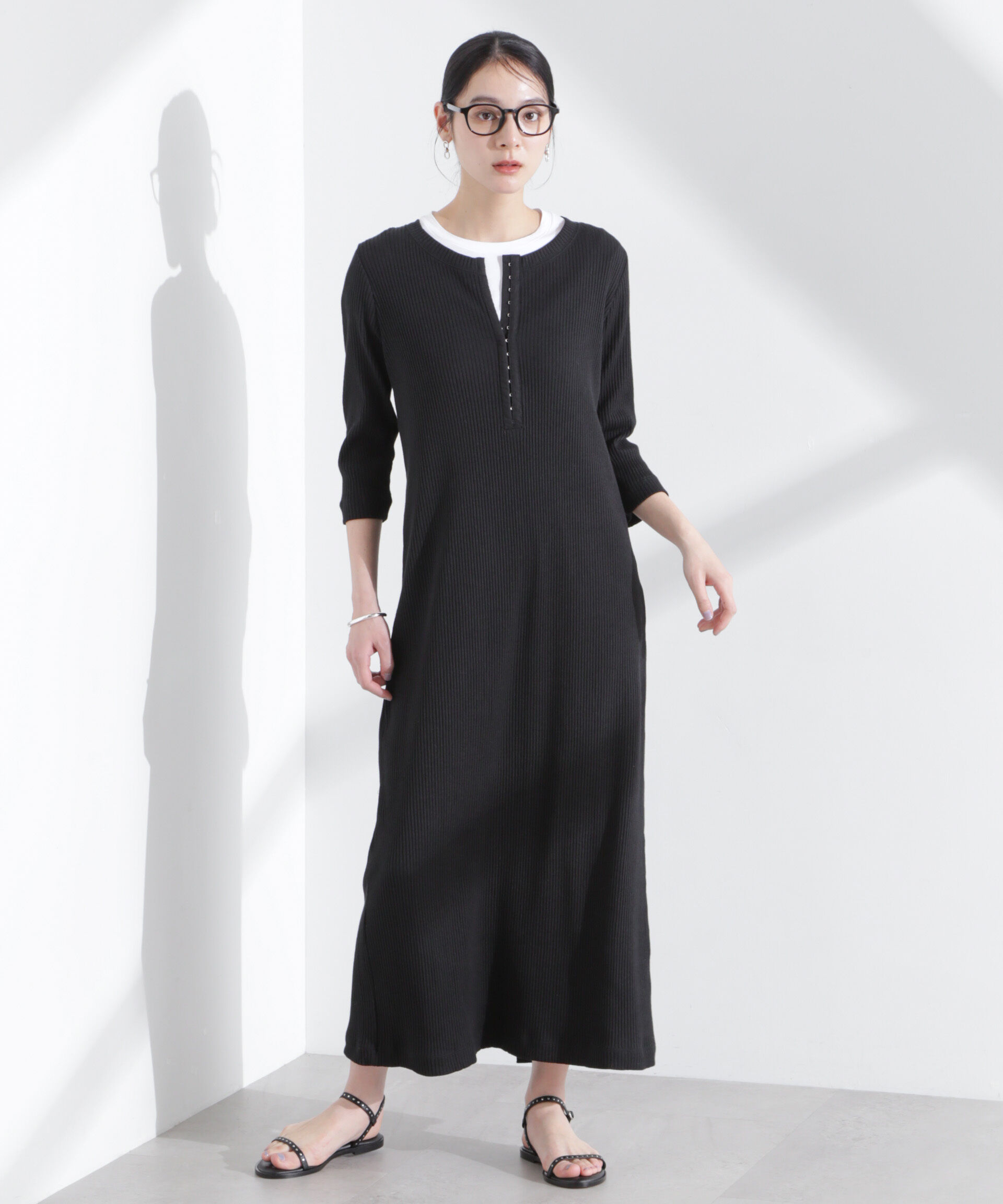 nano･universe「メニーホックカットリブワンピース」|ワンピース|